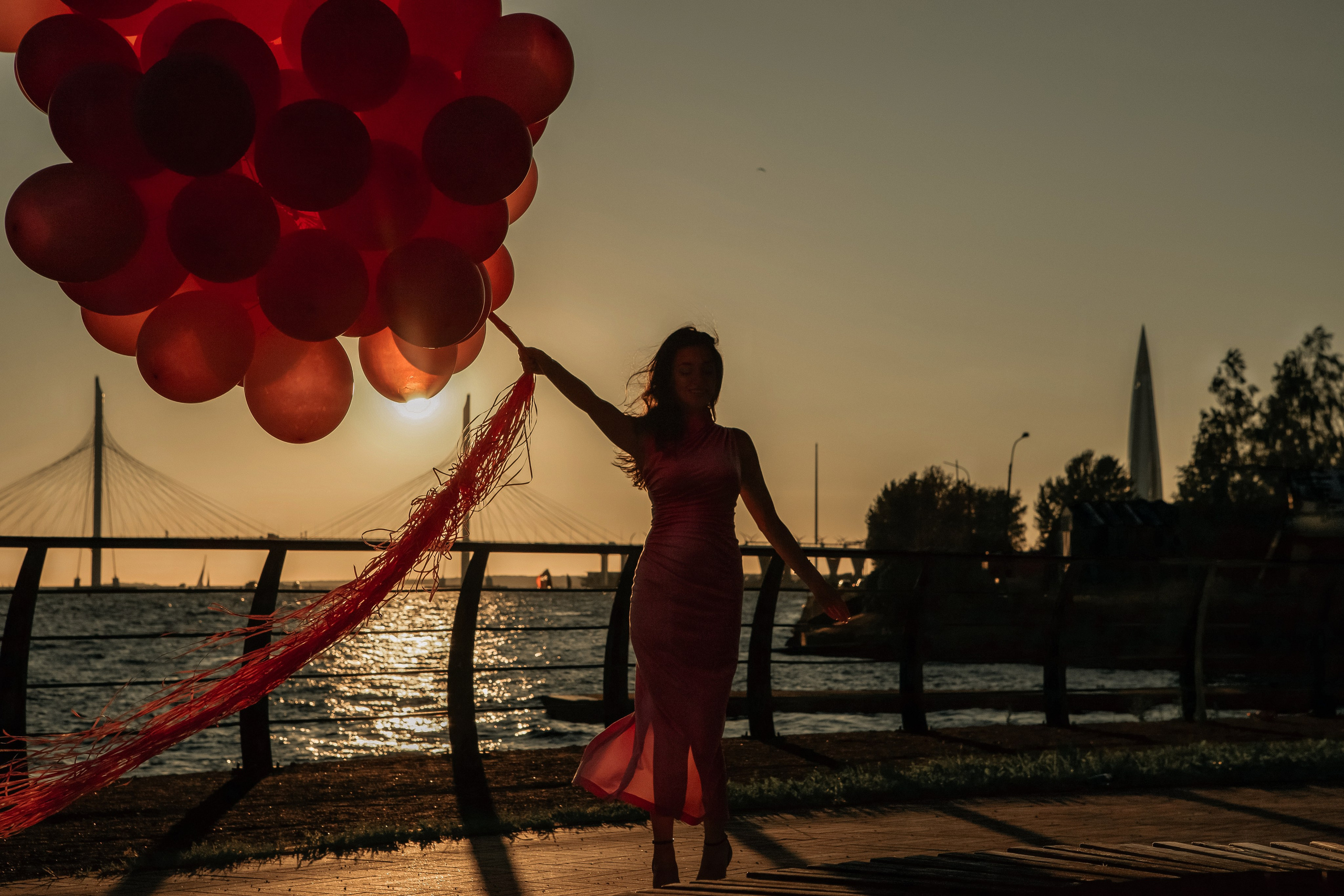 Ульвия — с воздушными шарами. Elena Sova — семейный и женский фотограф в Санкт-Петербурге