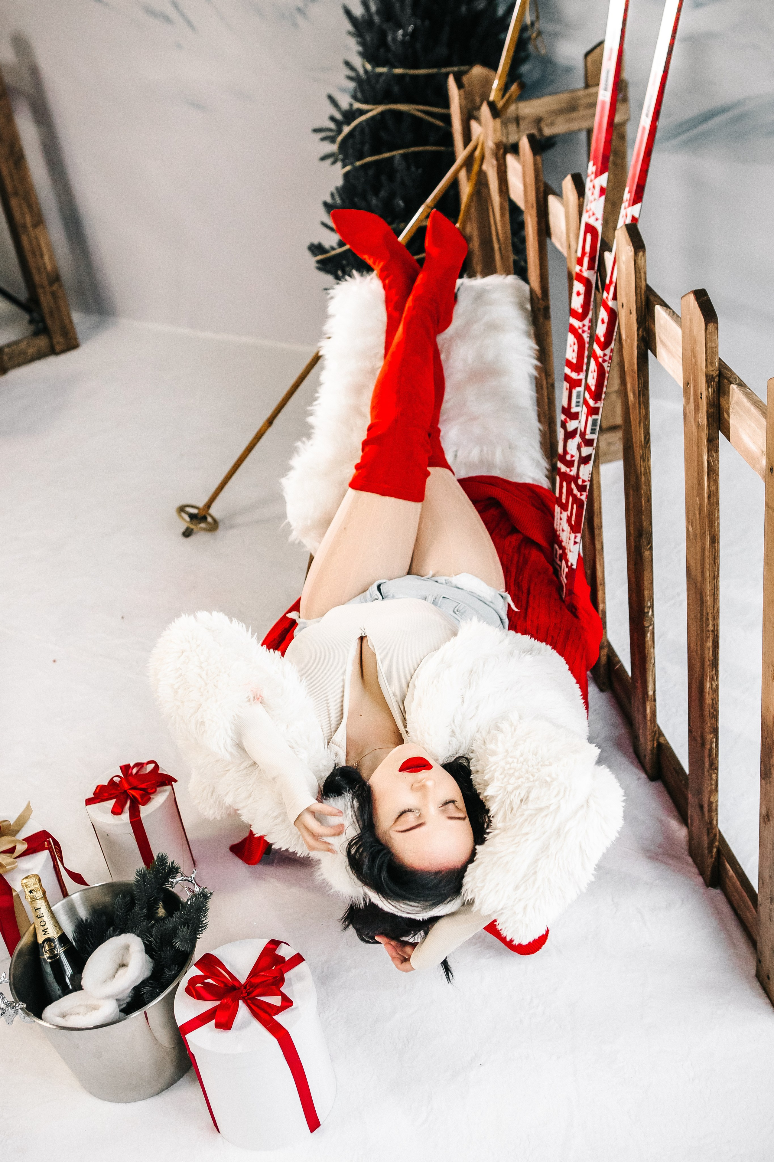 Люба — снежная студия. Elena Sova — семейный и женский фотограф в Санкт-Петербурге