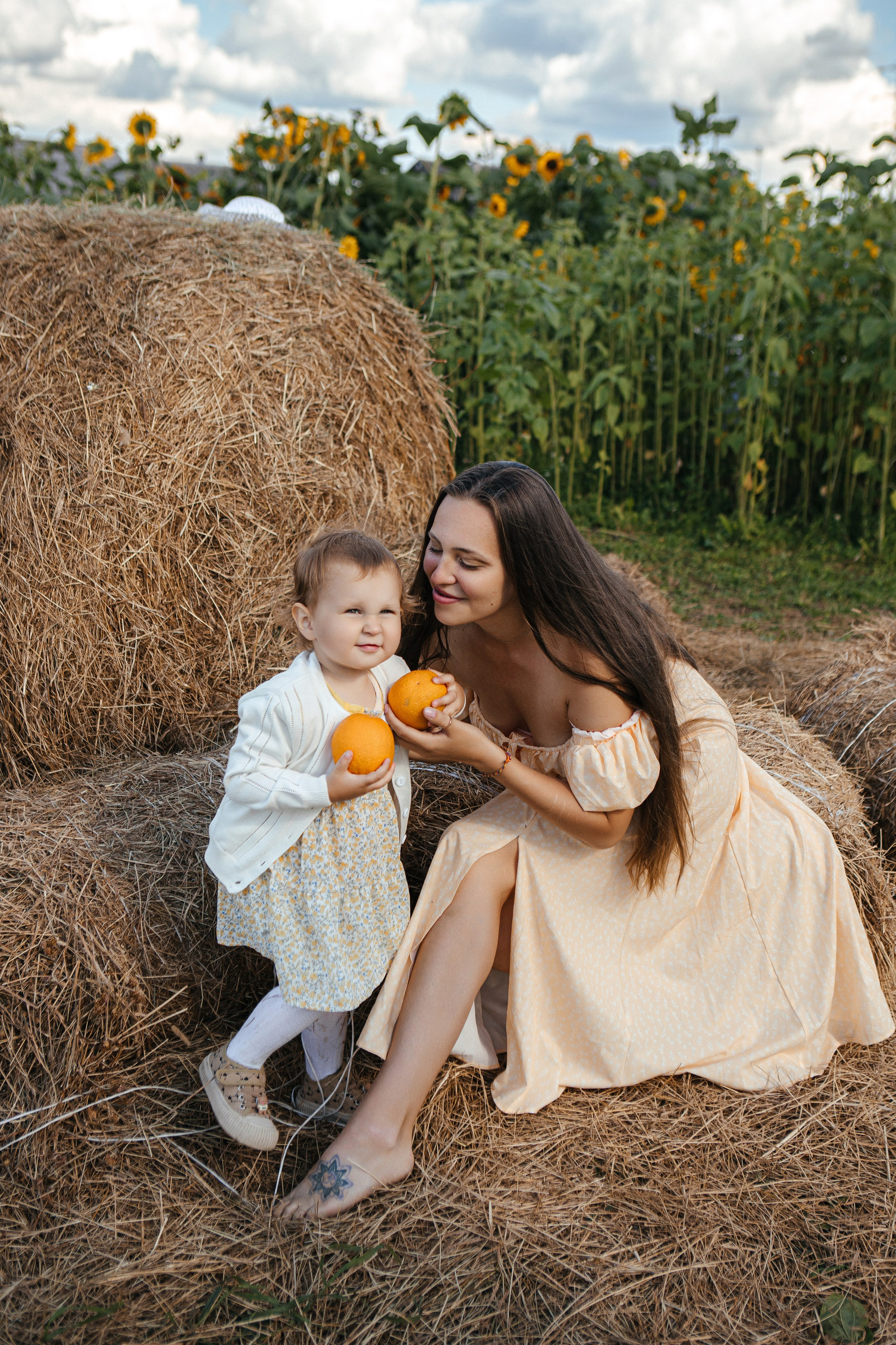 Семья в подсолнухах. Elena Sova — семейный и женский фотограф в Санкт-Петербурге
