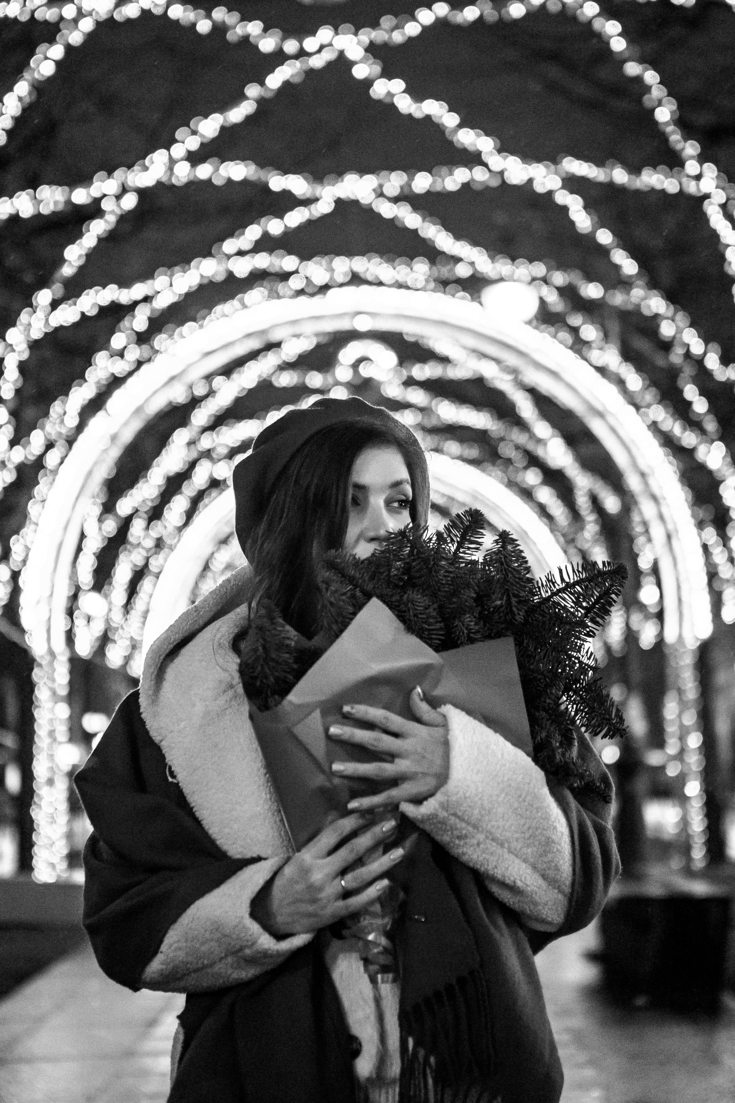 Настя — зимняя прогулка. Elena Sova — семейный и женский фотограф в Санкт-Петербурге