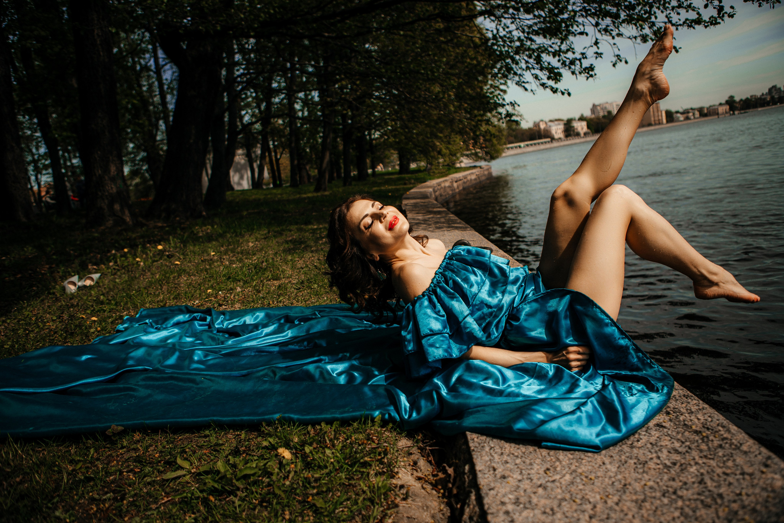 Татьяна в ЦПКиО. Elena Sova — семейный и женский фотограф в Санкт-Петербурге