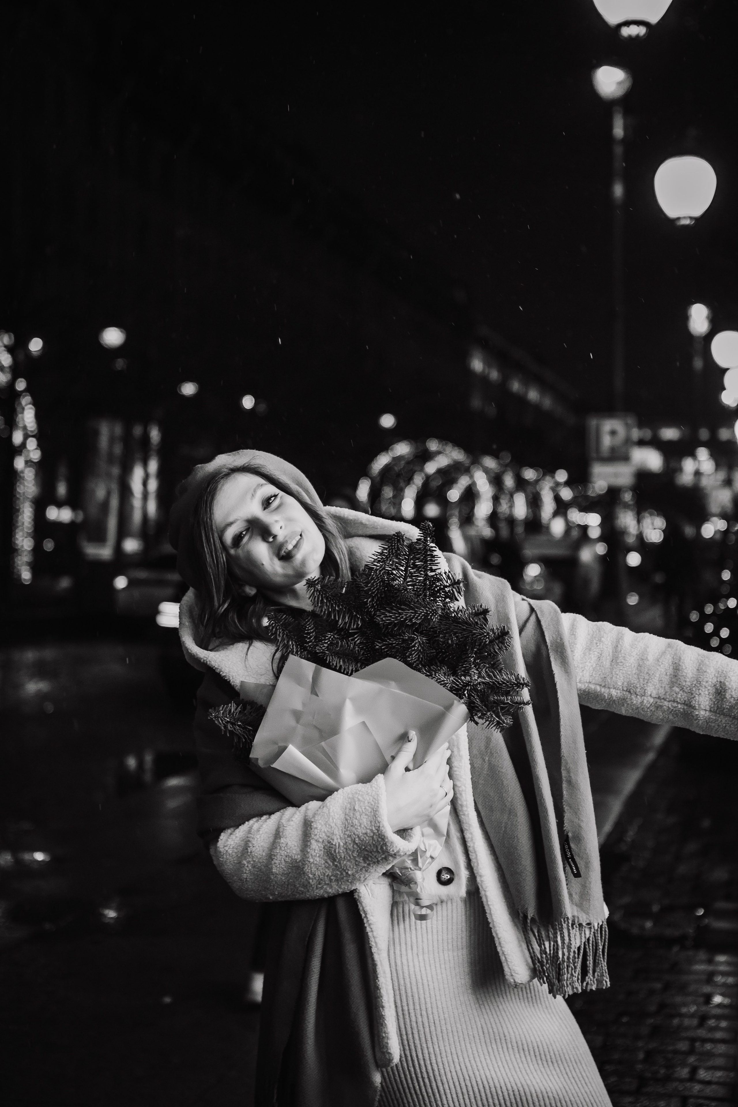 Настя — зимняя прогулка. Elena Sova — семейный и женский фотограф в Санкт-Петербурге