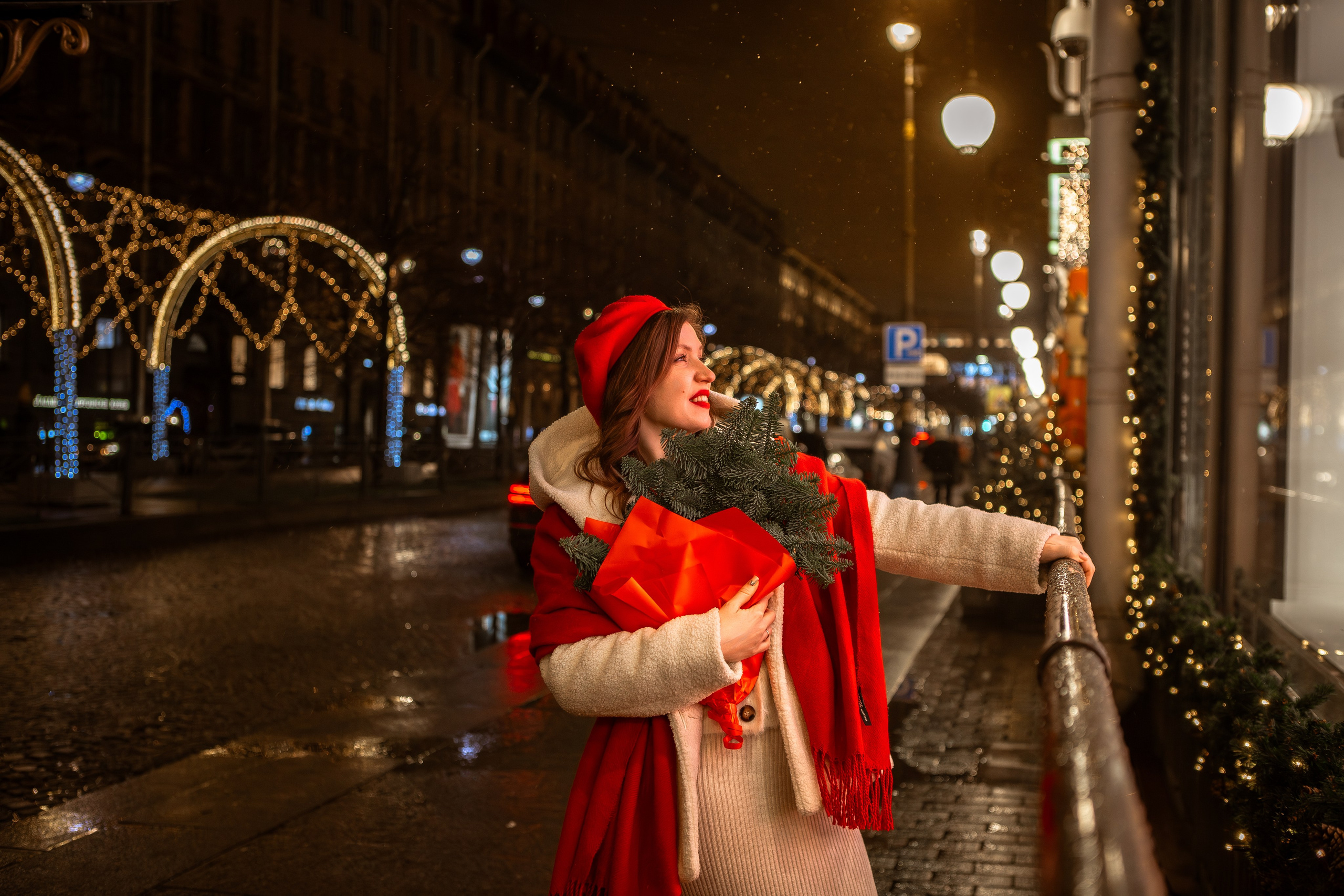 Настя — зимняя прогулка. Elena Sova — семейный и женский фотограф в Санкт-Петербурге