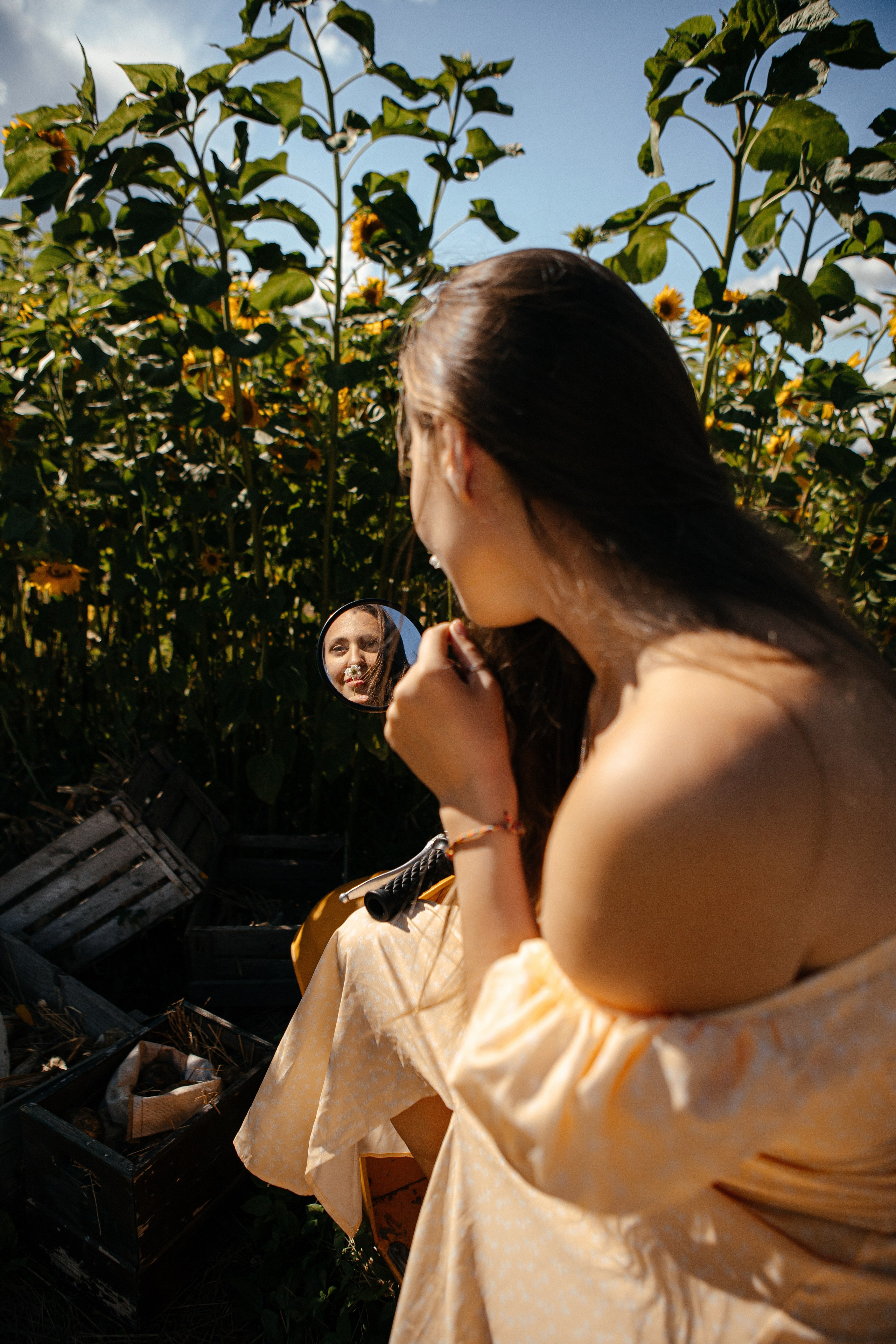 Семья в подсолнухах. Elena Sova — семейный и женский фотограф в Санкт-Петербурге