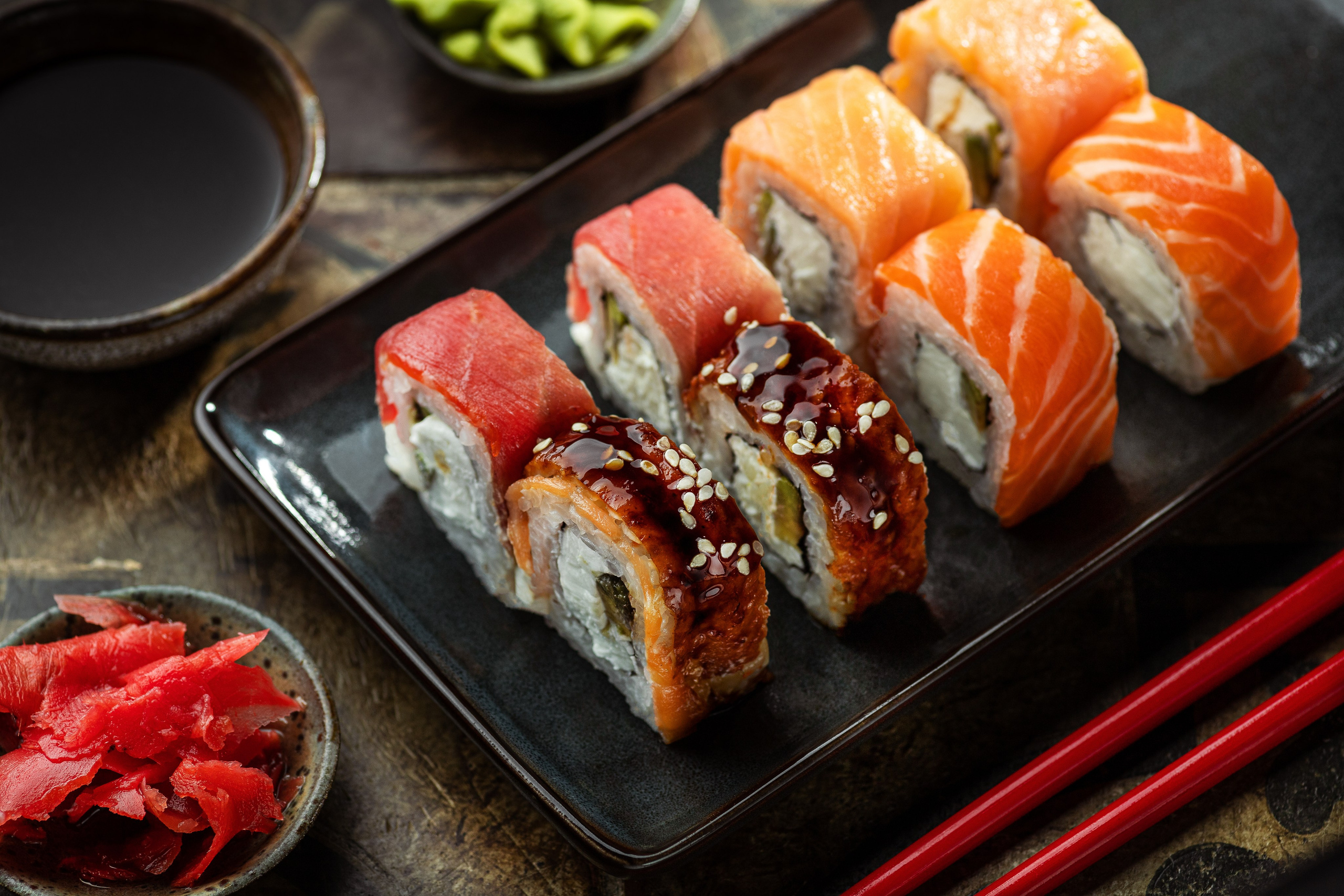 Роллы и суши. Юлия Космо — фуд-фотограф, предметный стилист, Москва