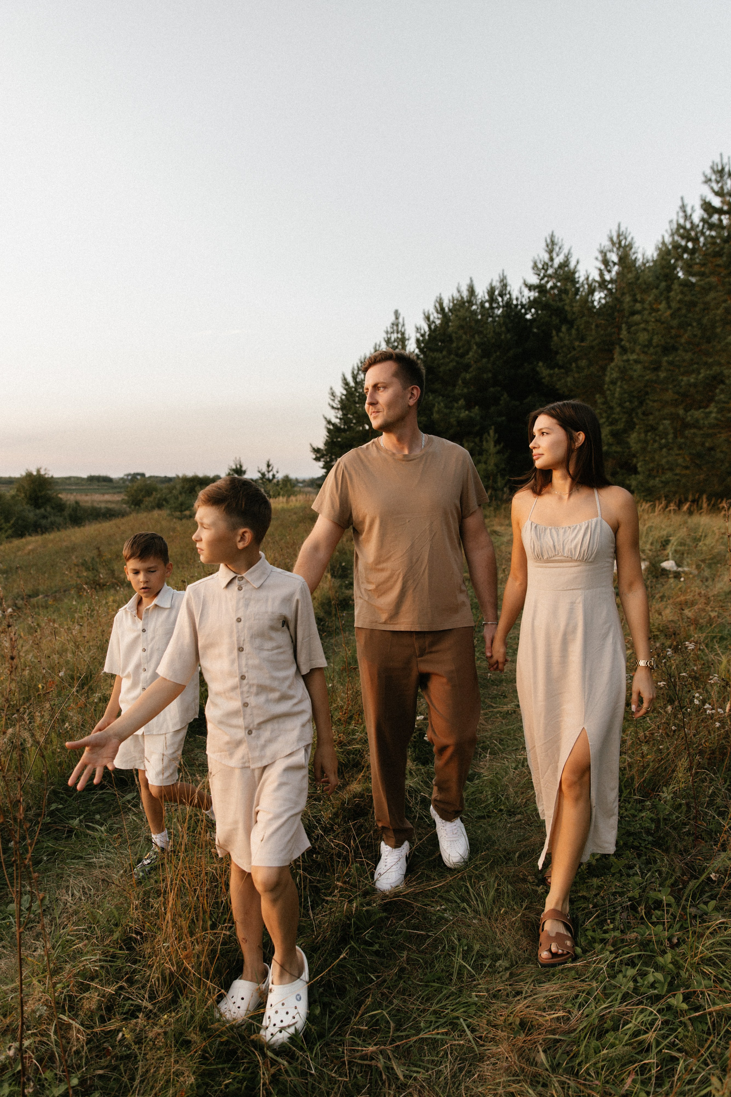 Летний вечер одной семьи. Фотограф Ульяна Дивина в Нижнем Новгороде и Нижегородской области
