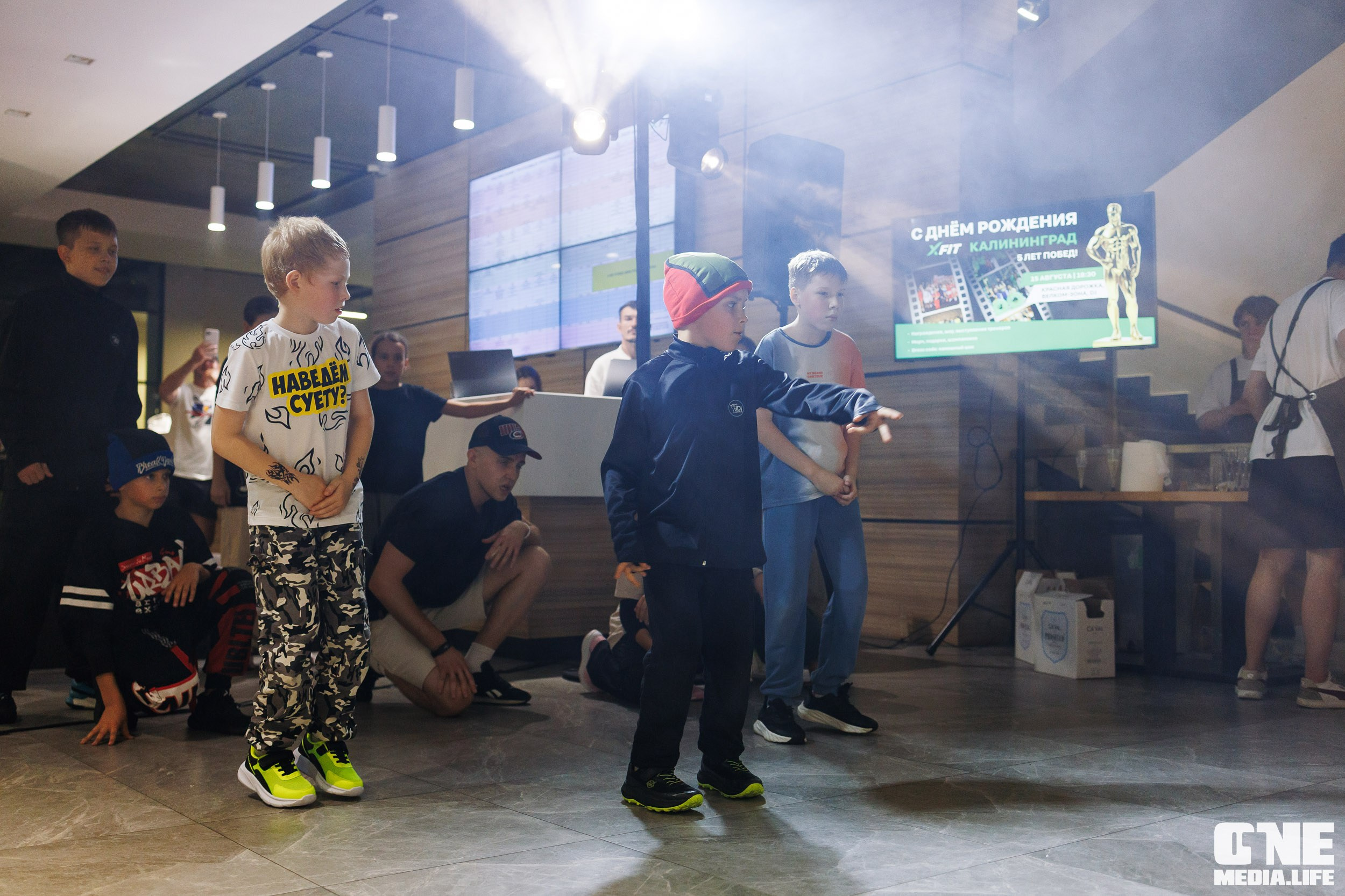 Фоторепортаж с 5-летия фитнес-клуба X-Fit. One Media Life: фоторепортажи, фотоотчеты с мероприятий и заведений