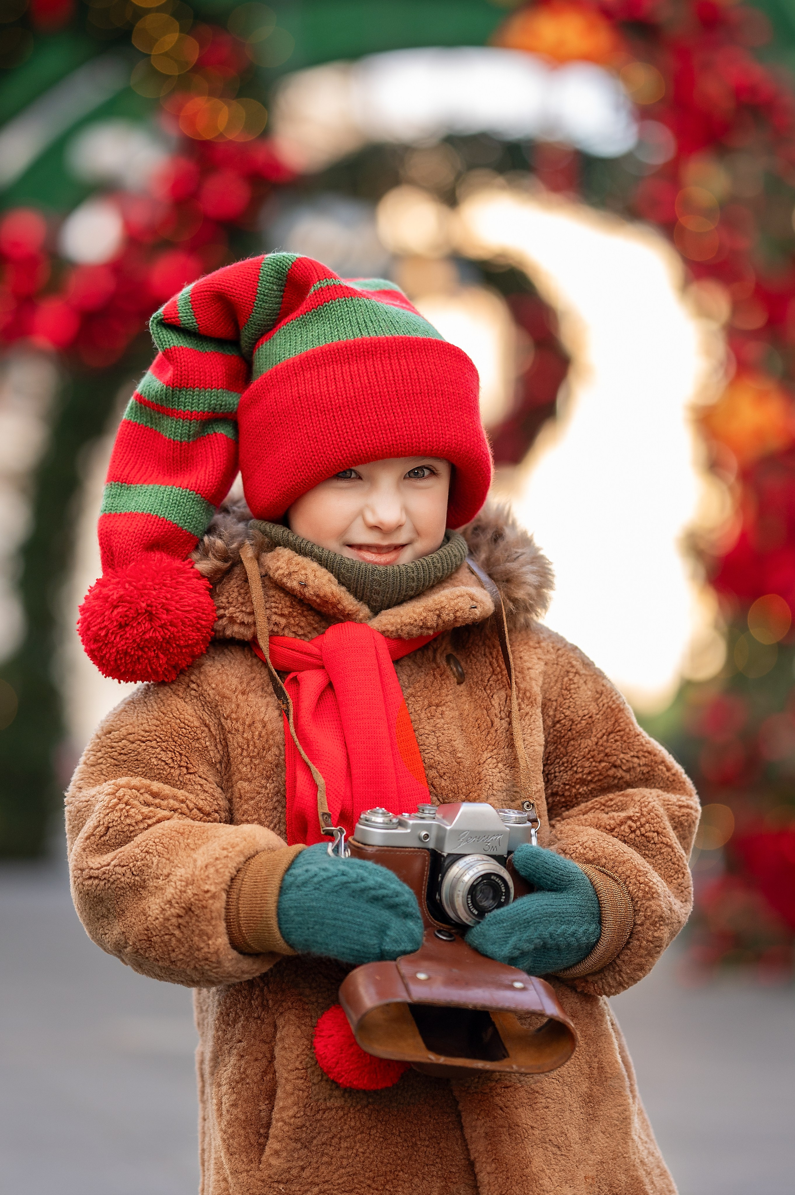 Новогодняя прогулка по Москве. Детский и семейный фотограф г. Москва Оксана Катаджи