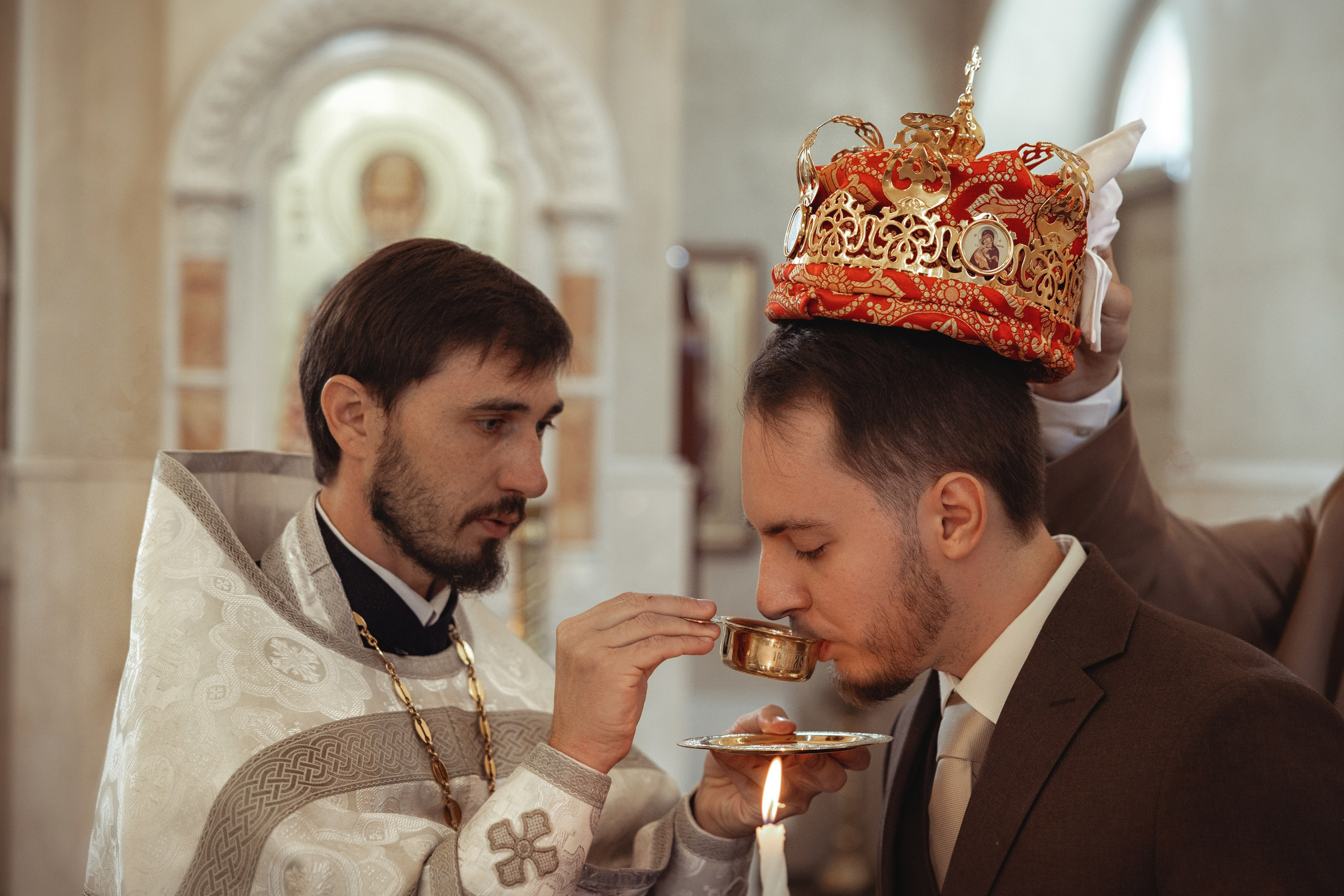 Таинство Венчания Игоря и Ксении. Храм Александра Невского. Славянск-на-Кубани. Фотограф на Крещение и Венчание Краснодарский край — Гранкина Юлия