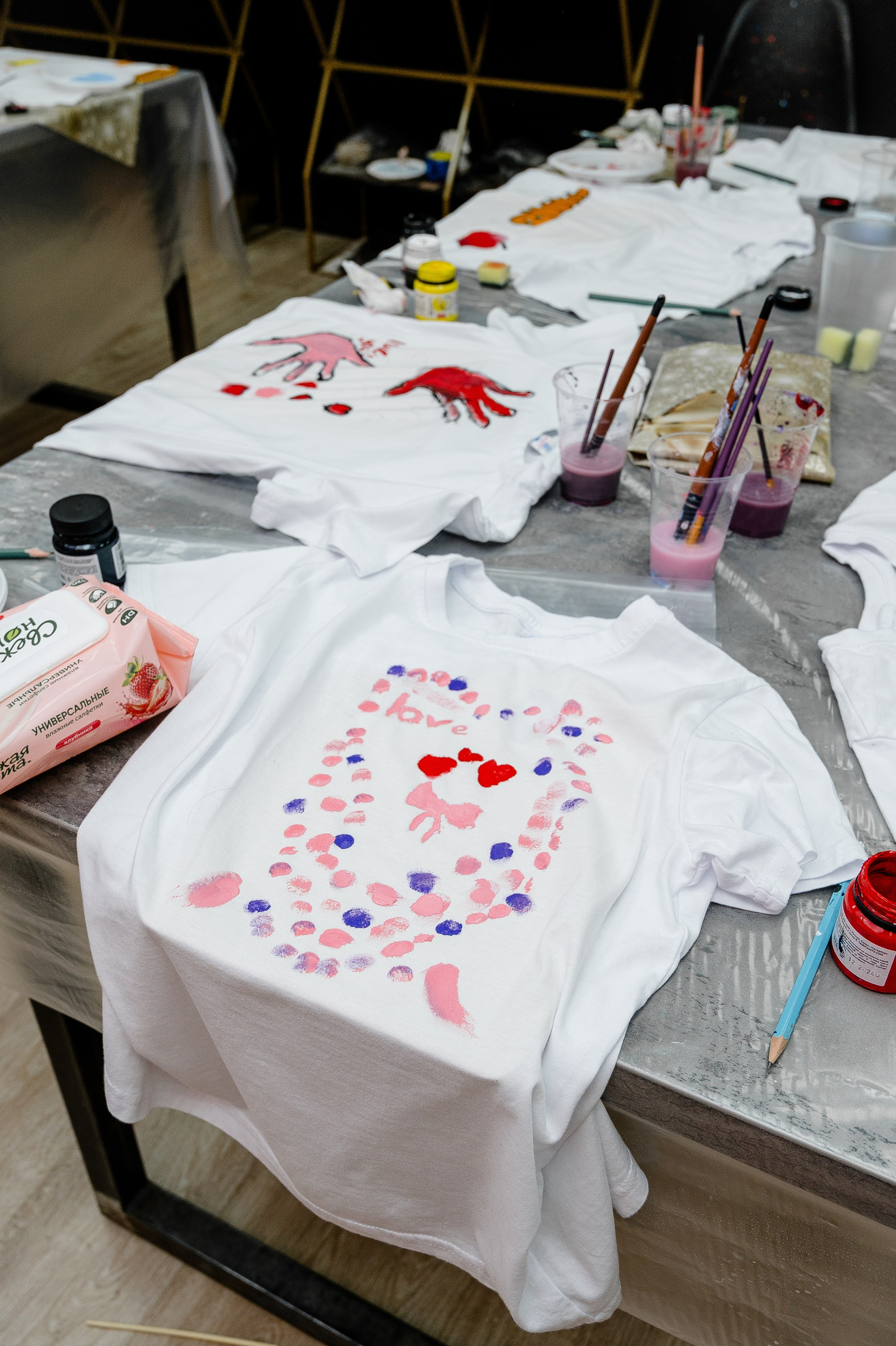 Детский День рождения. Мк роспись футболок. Alice_insomnia