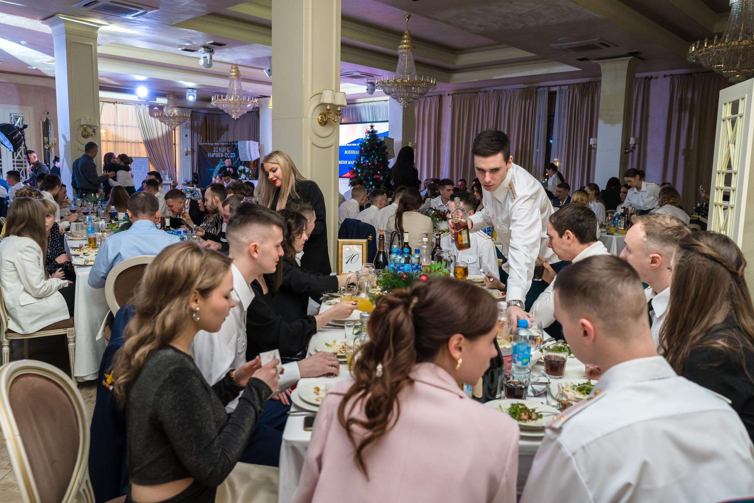 Фотосъемка выпуска военной академии и вручение дипломов