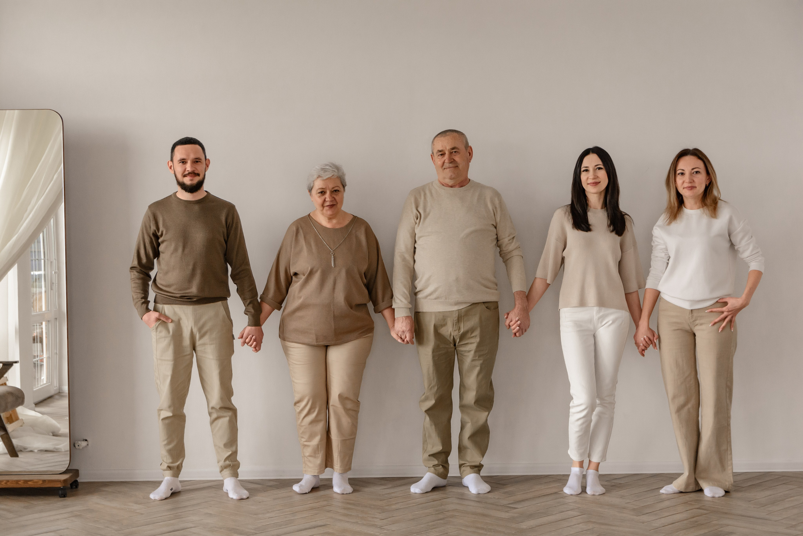 Семейная фотосессия со взрослыми детьми. Семейный и детский фотограф Кущ Наташа