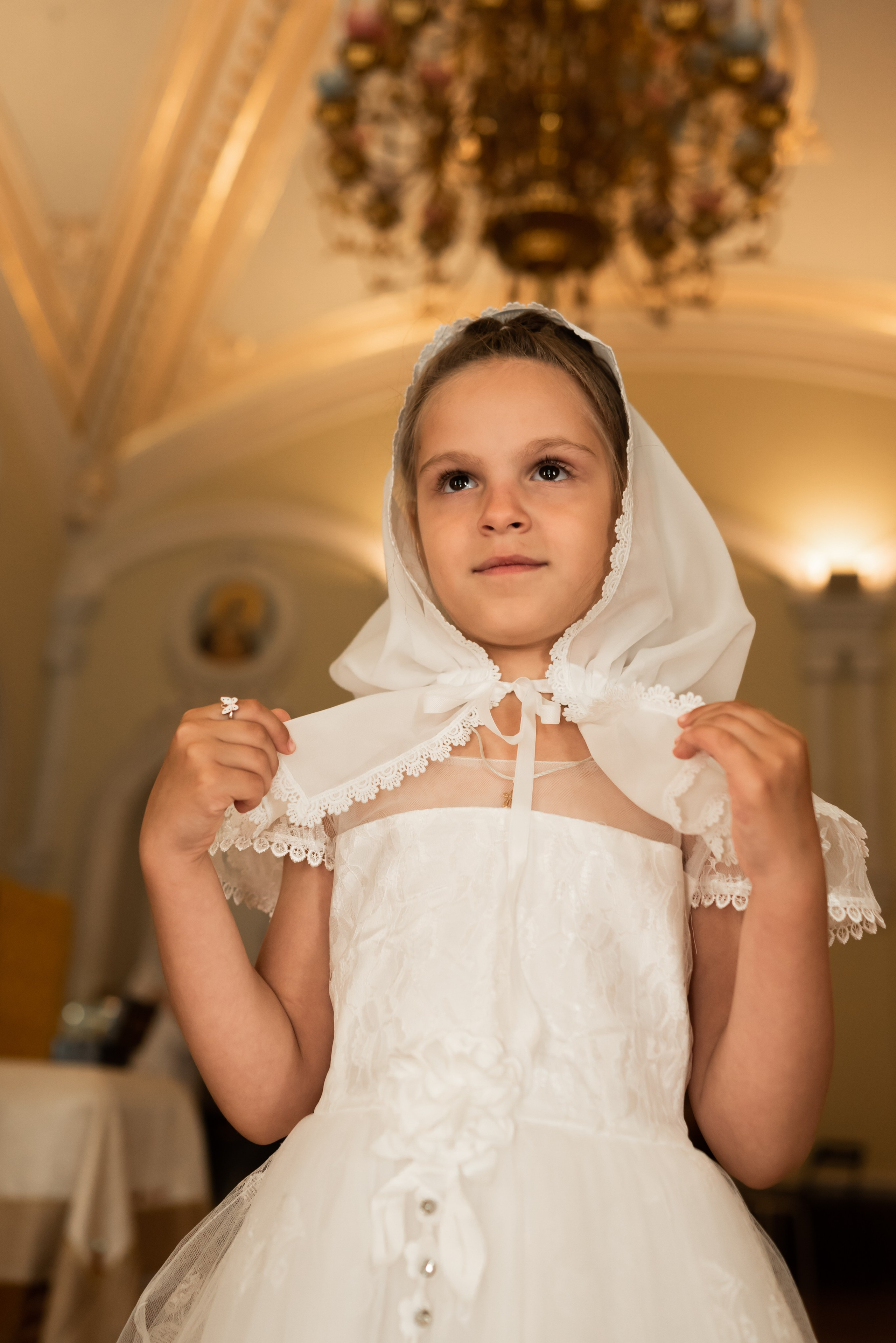 Крещение в Храме Александра Невского. Фотограф Ксения Огородова портфолио