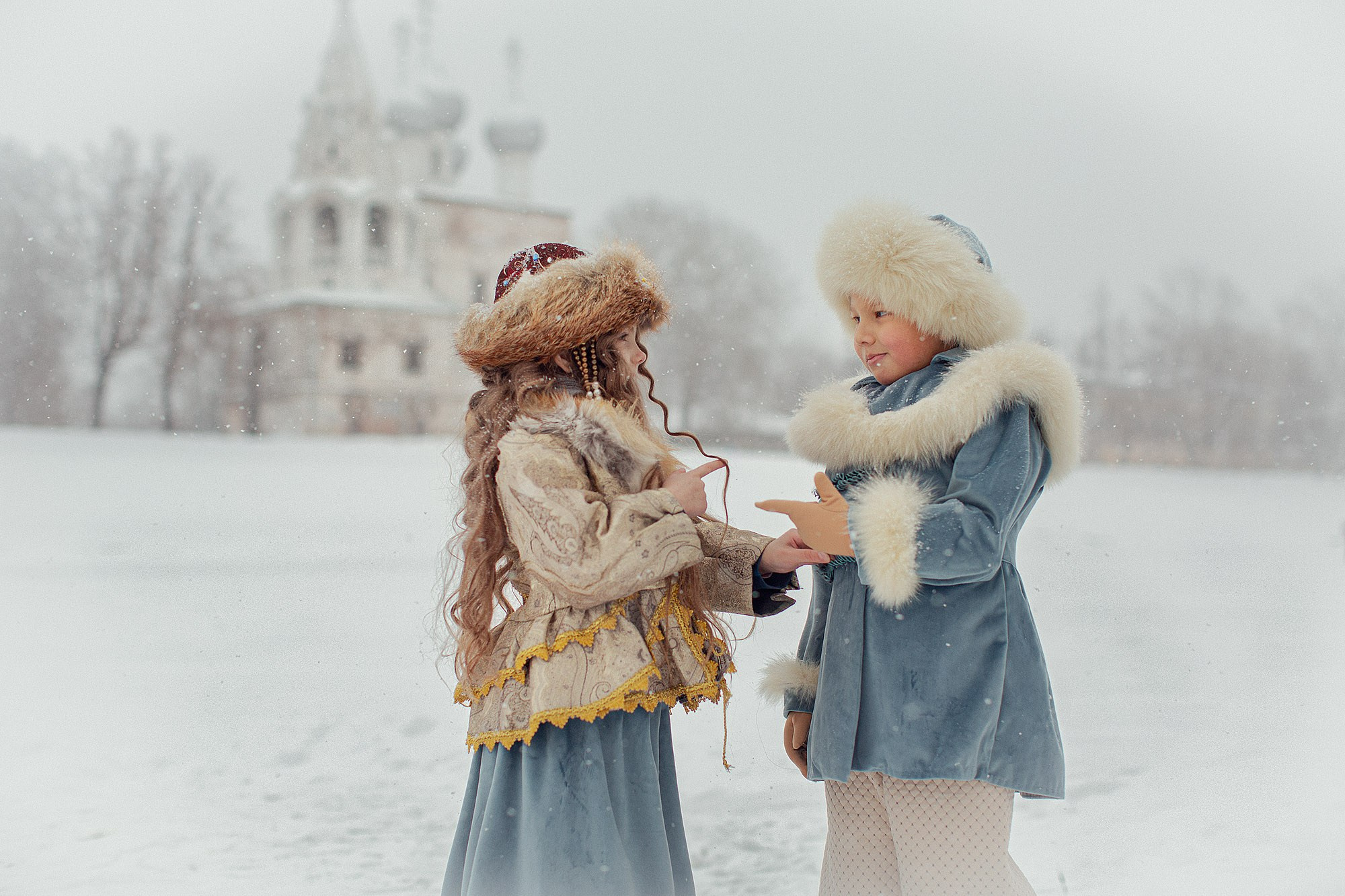 Фотосессия по мотивам Серебряные коньки. Семейный фотограф Татьяна Надеждина | Москва, Московская область, Ярославль