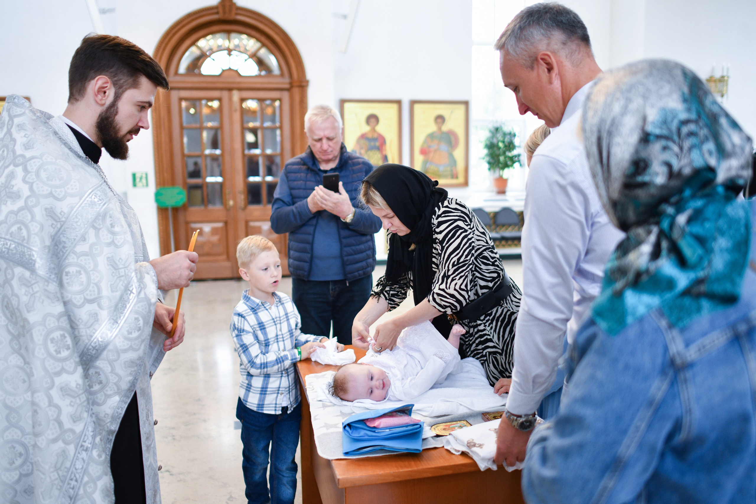Крещение Александры. Свадебный и портретный фотограф в Москве Галина Борисова