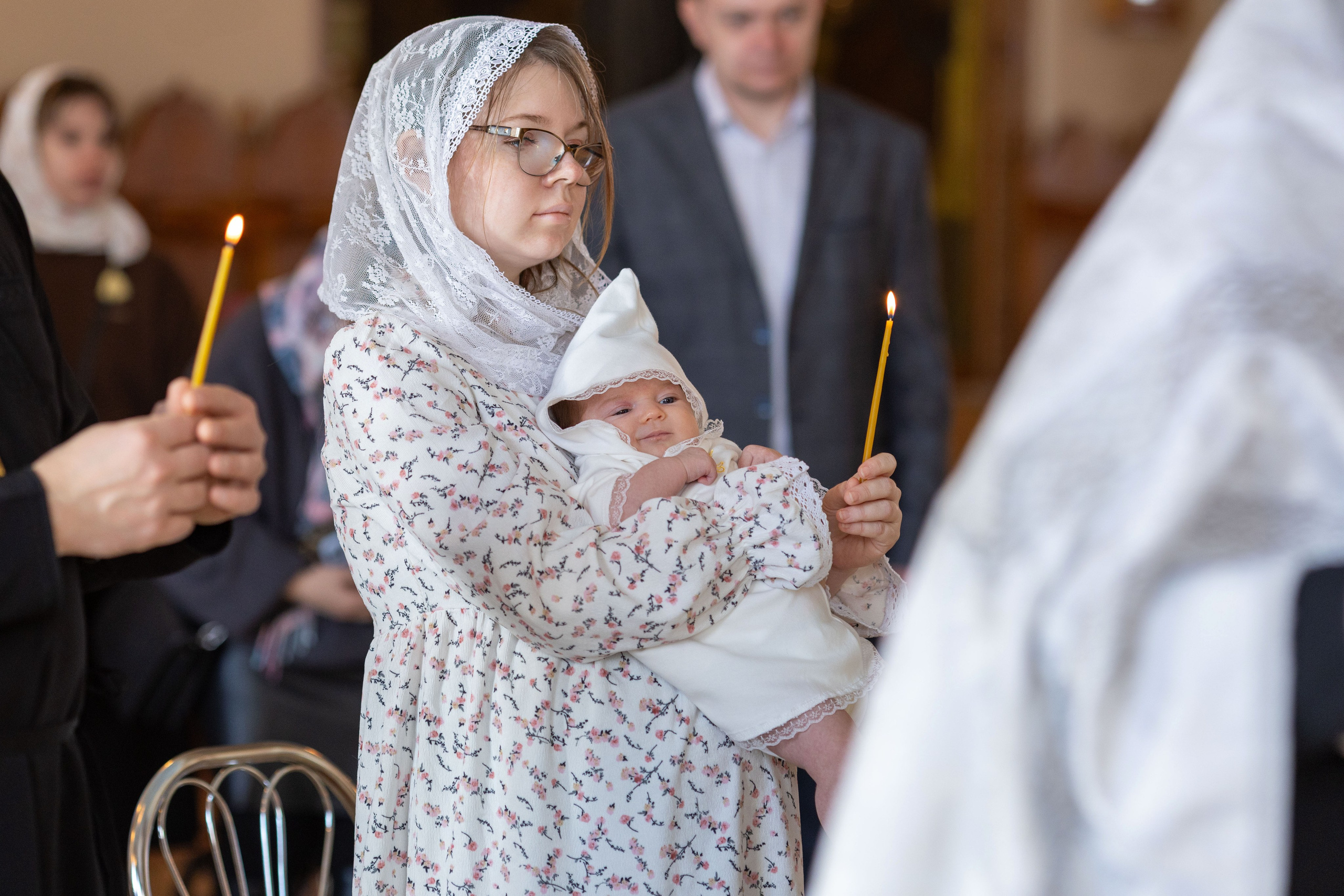 Крещение Милании. Семейный и детский фотограф Анна Петракова