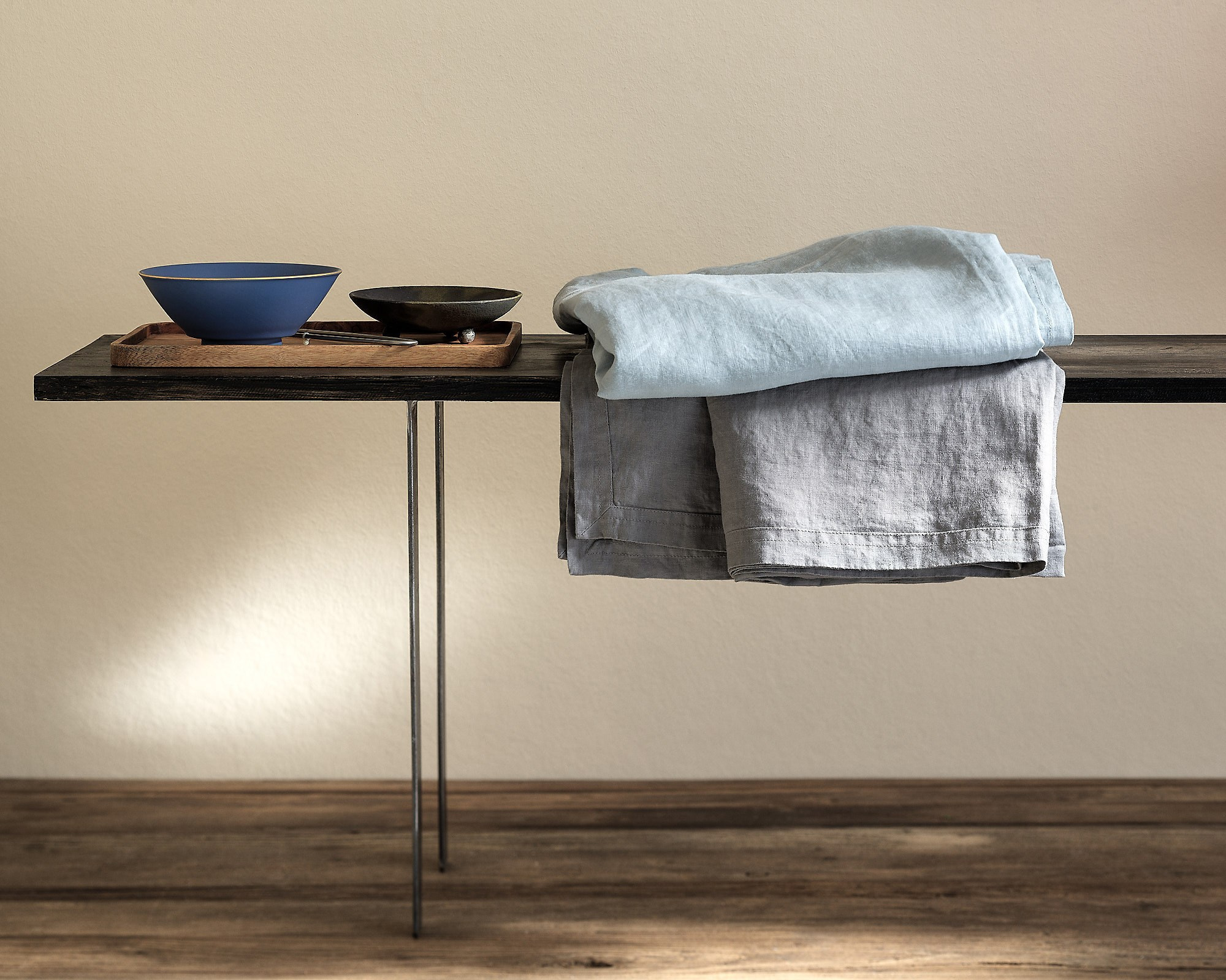 съемка льняных изделий в студии