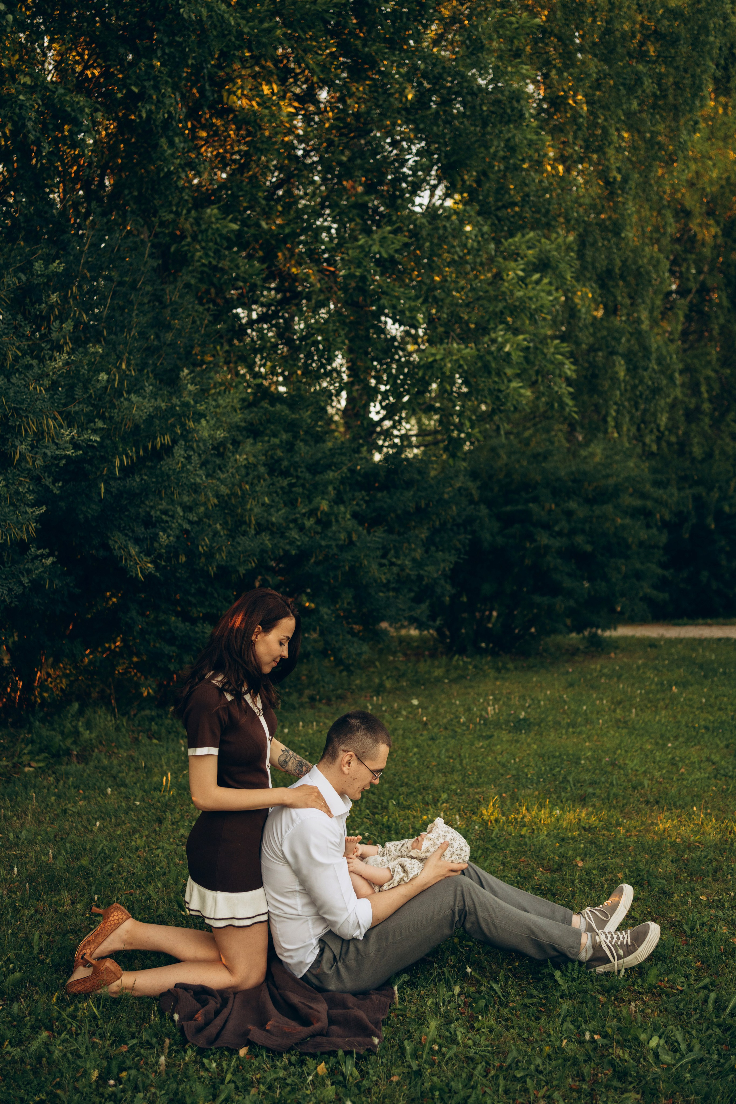 Константин, Анастасия и Василиса. Семейный и детский фотограф Плесецк, Мирный Марина Забабурина
