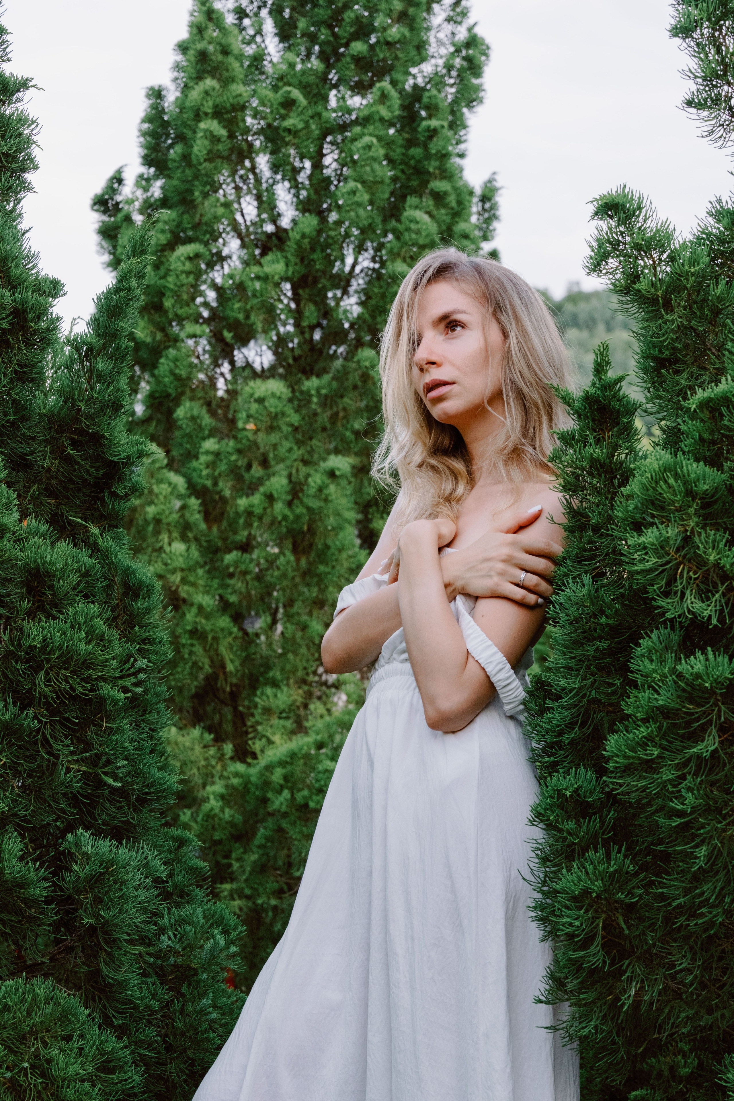 Natasha. Among these firs. Portrait photographer Nha Trang | Julia Meshanina