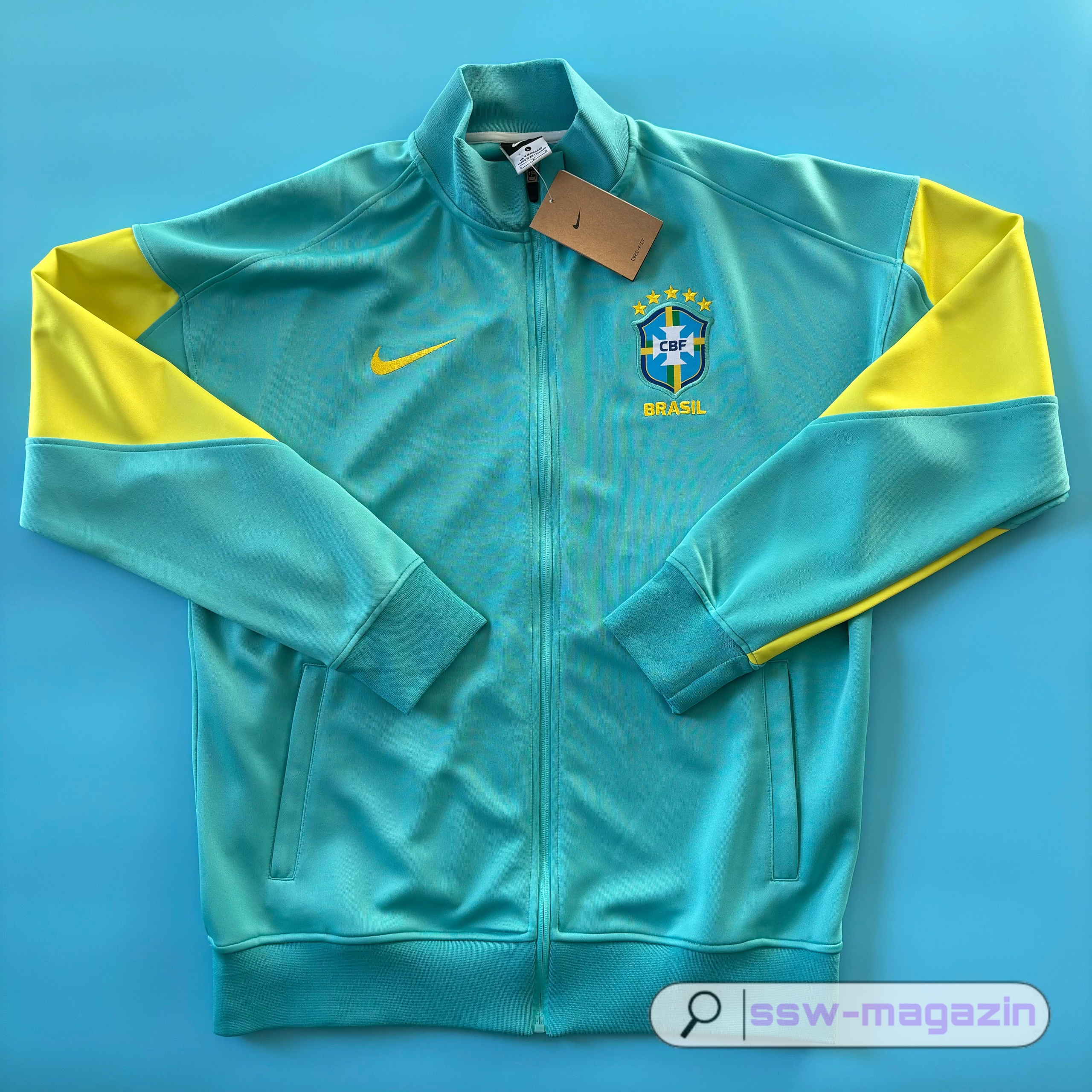 Тренировочная кофта сборной Бразилии 2024-2025 заказать. Футбольный магазин — ssw_magazin