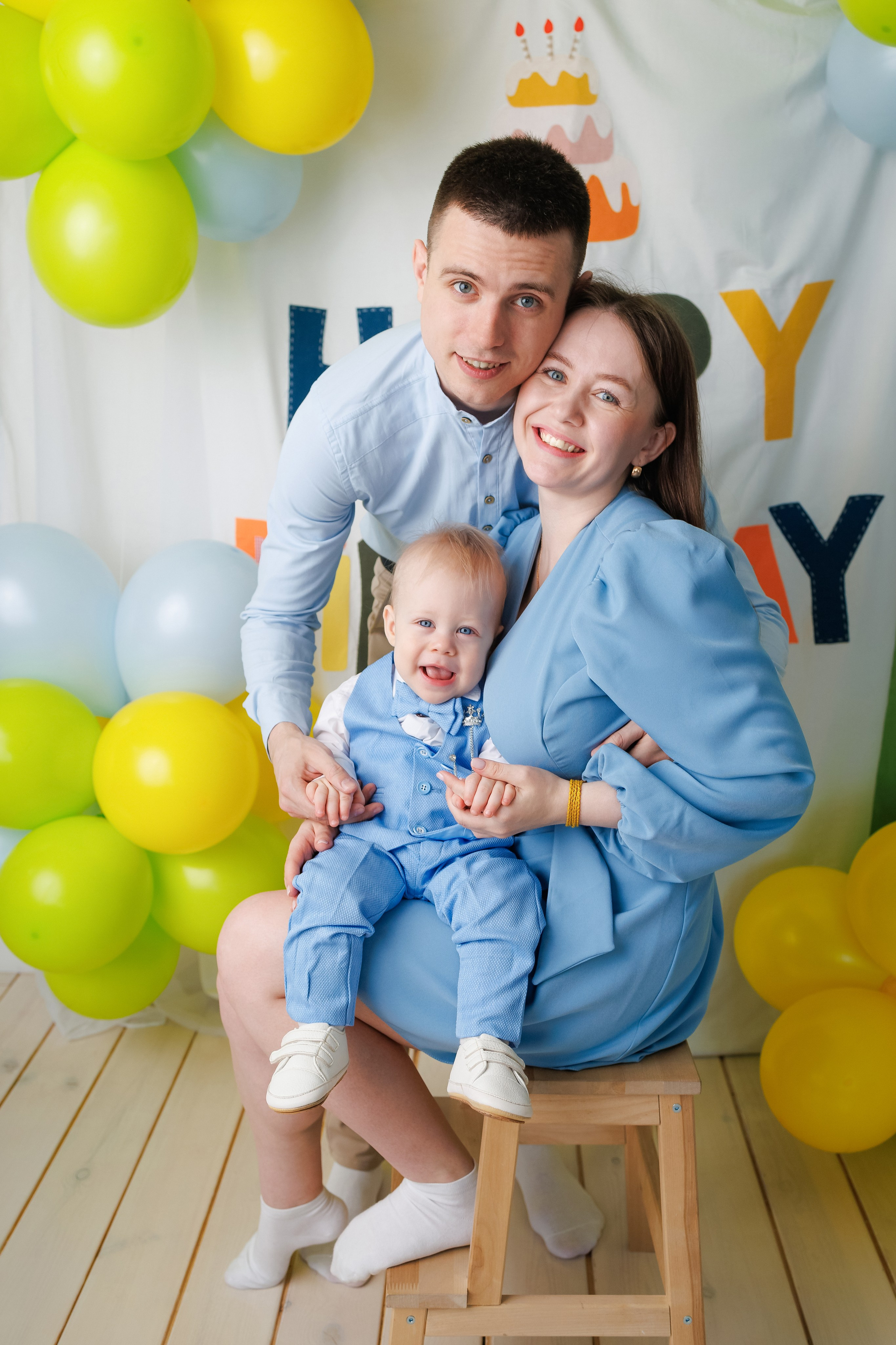 Сашеньке 1 годик. Фотограф новорожденный малышей Новосибирск