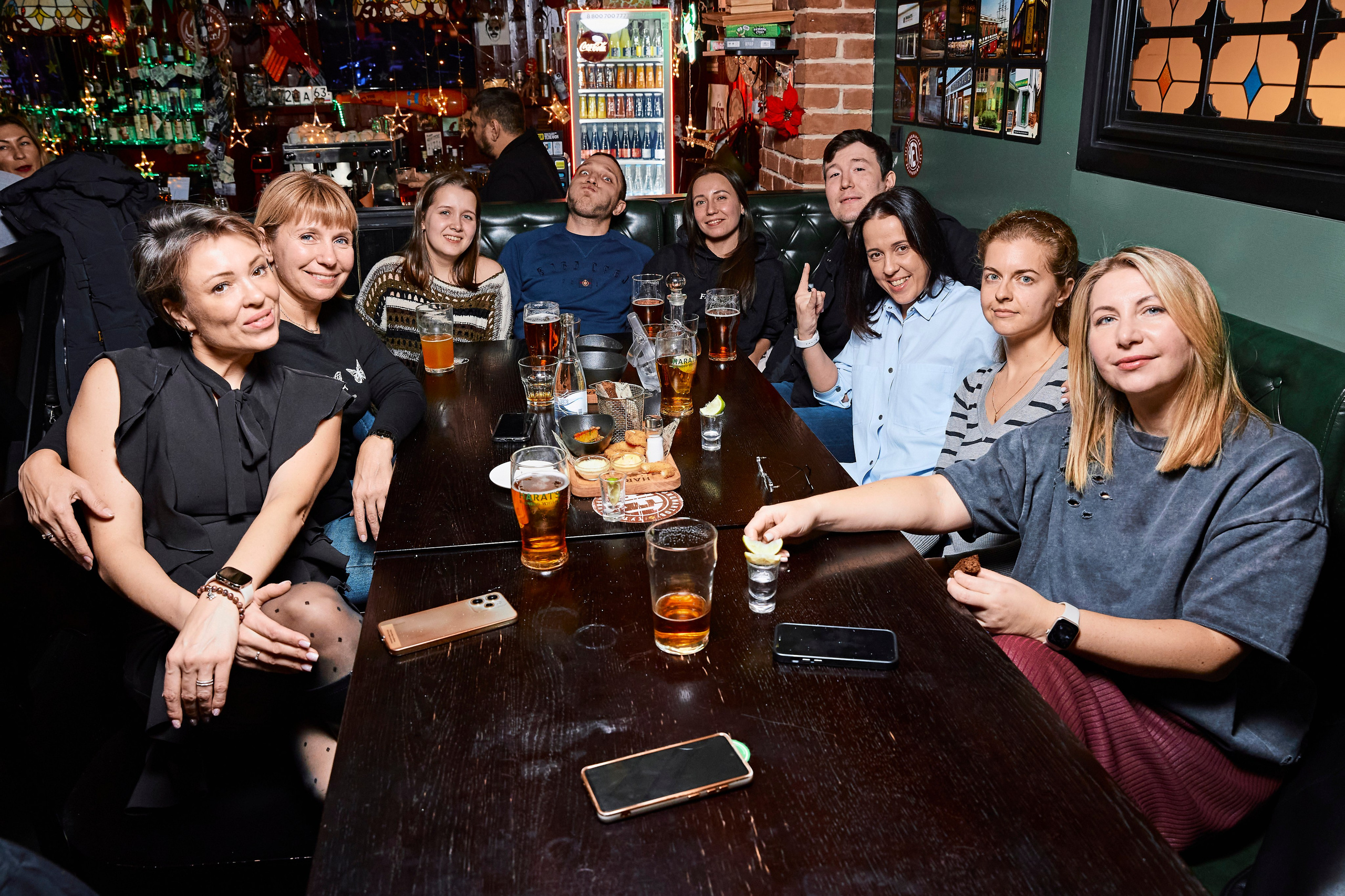 Новогодние выходные в Harat’s pub. Фотограф Александра Иванова