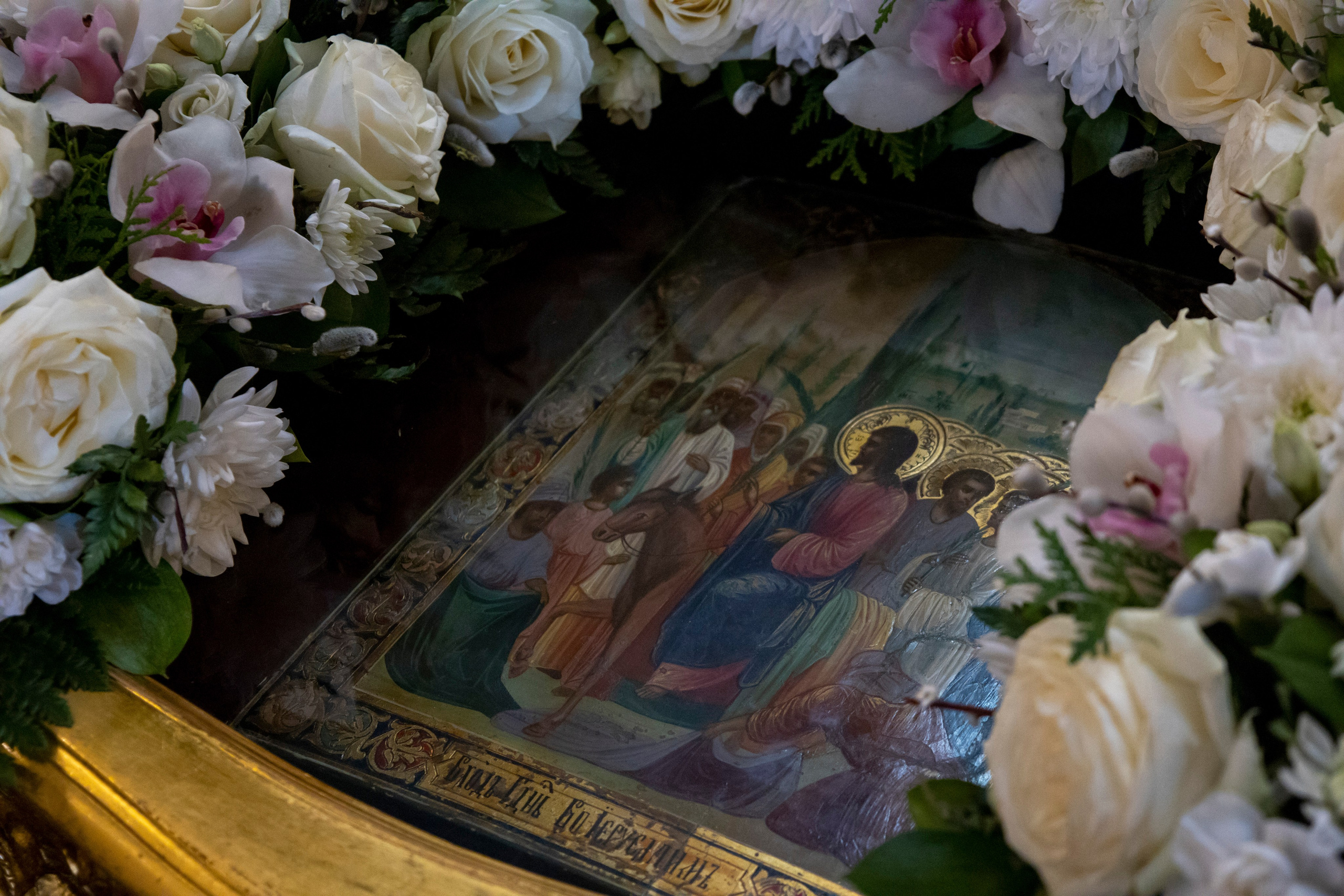 ВХОД ГОСПОДЕНЬ В ИЕРУСАЛИМ. НИКОЛО-БОГОЯВЛЕНСКИЙ МОРСКОЙ СОБОР