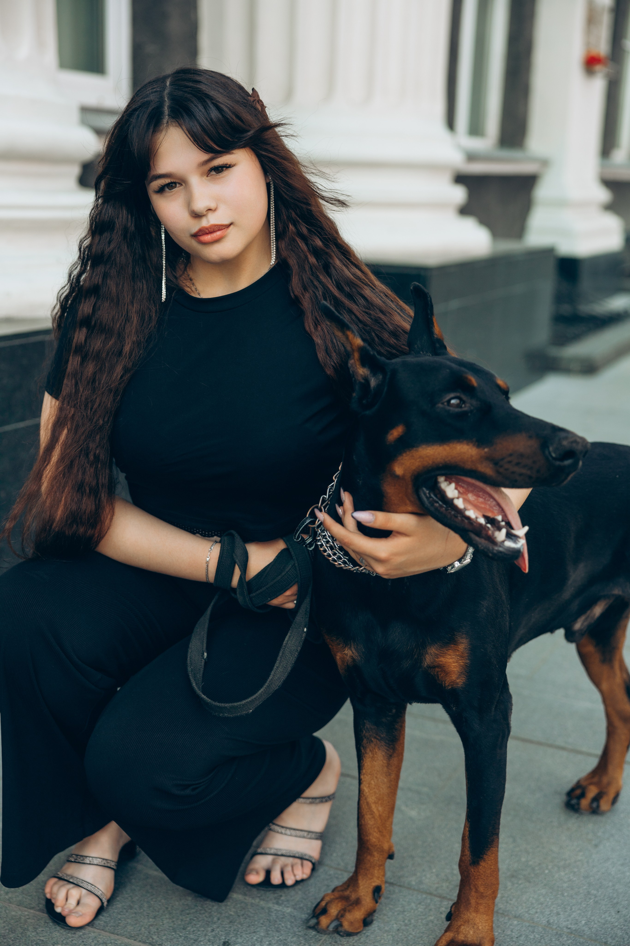 Фотосессия с доберманом. Свадебный, семейный фотограф в Иркутске Светлана Макаричева