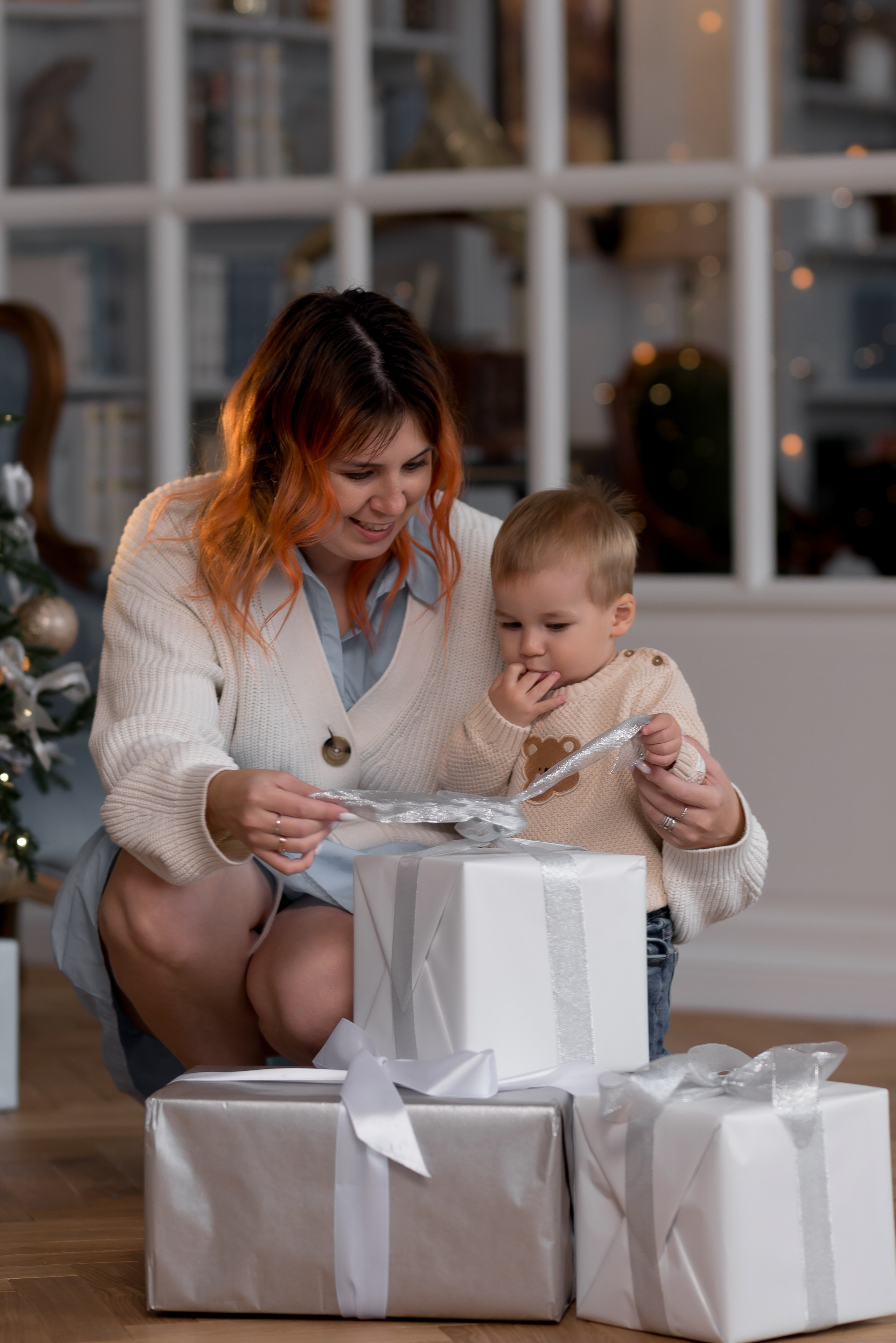 Новогодняя фотосессия Юлия и Саша. Портретный фотограф в г. Москва Солнцево Яковлева Анастасия