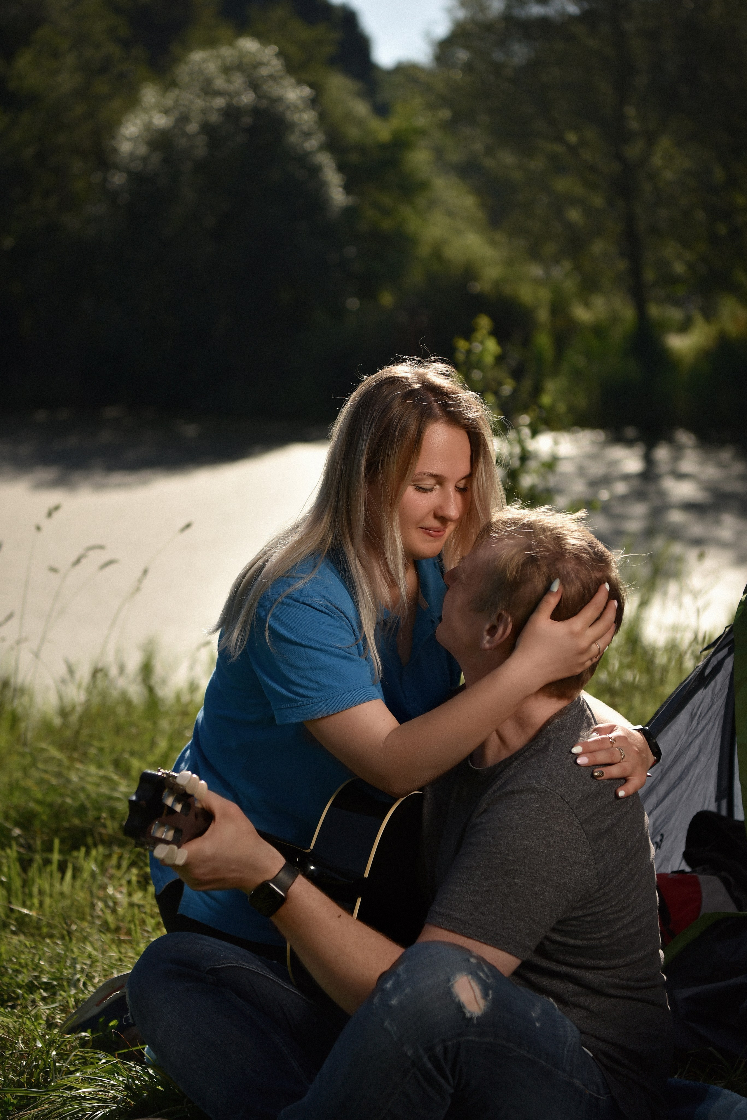 Маша и Серёжа. Отдых на природе