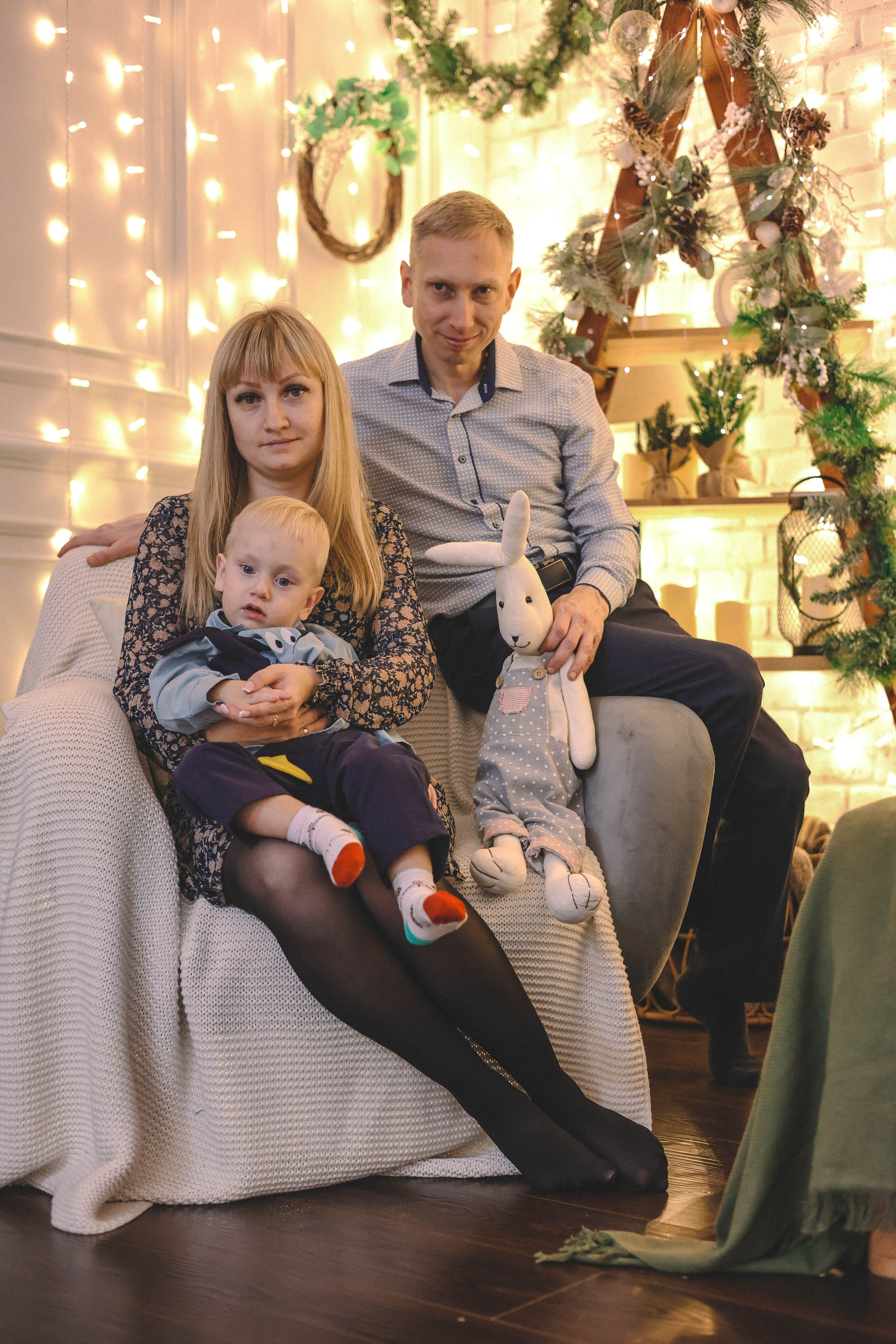 Новогодняя история «Мария и ее семья». Фотограф в Москве Анастасия Калинина