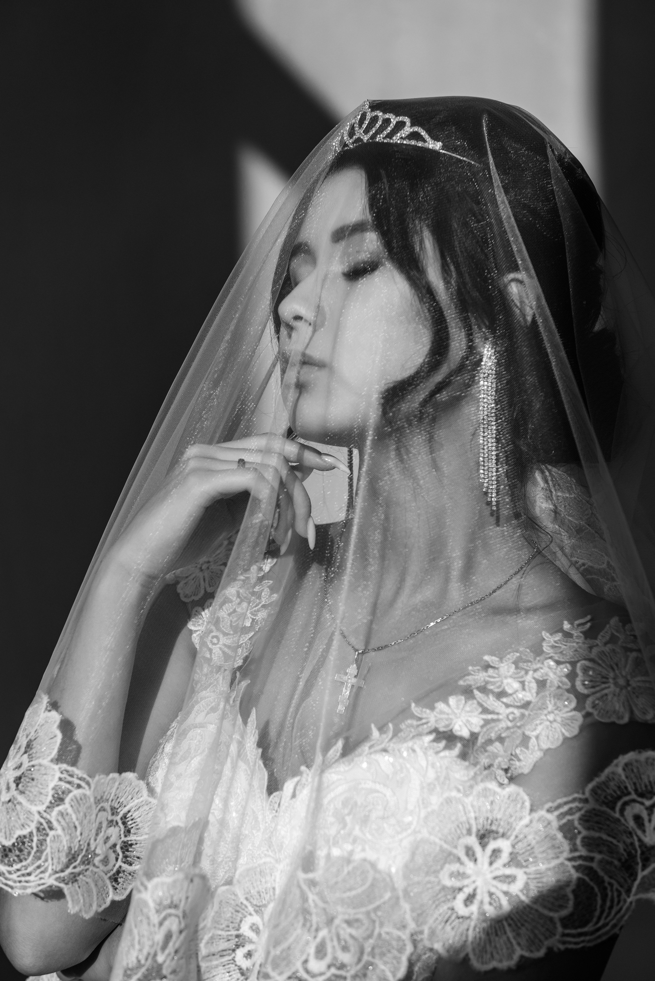 Стильная съемка невесты в студии