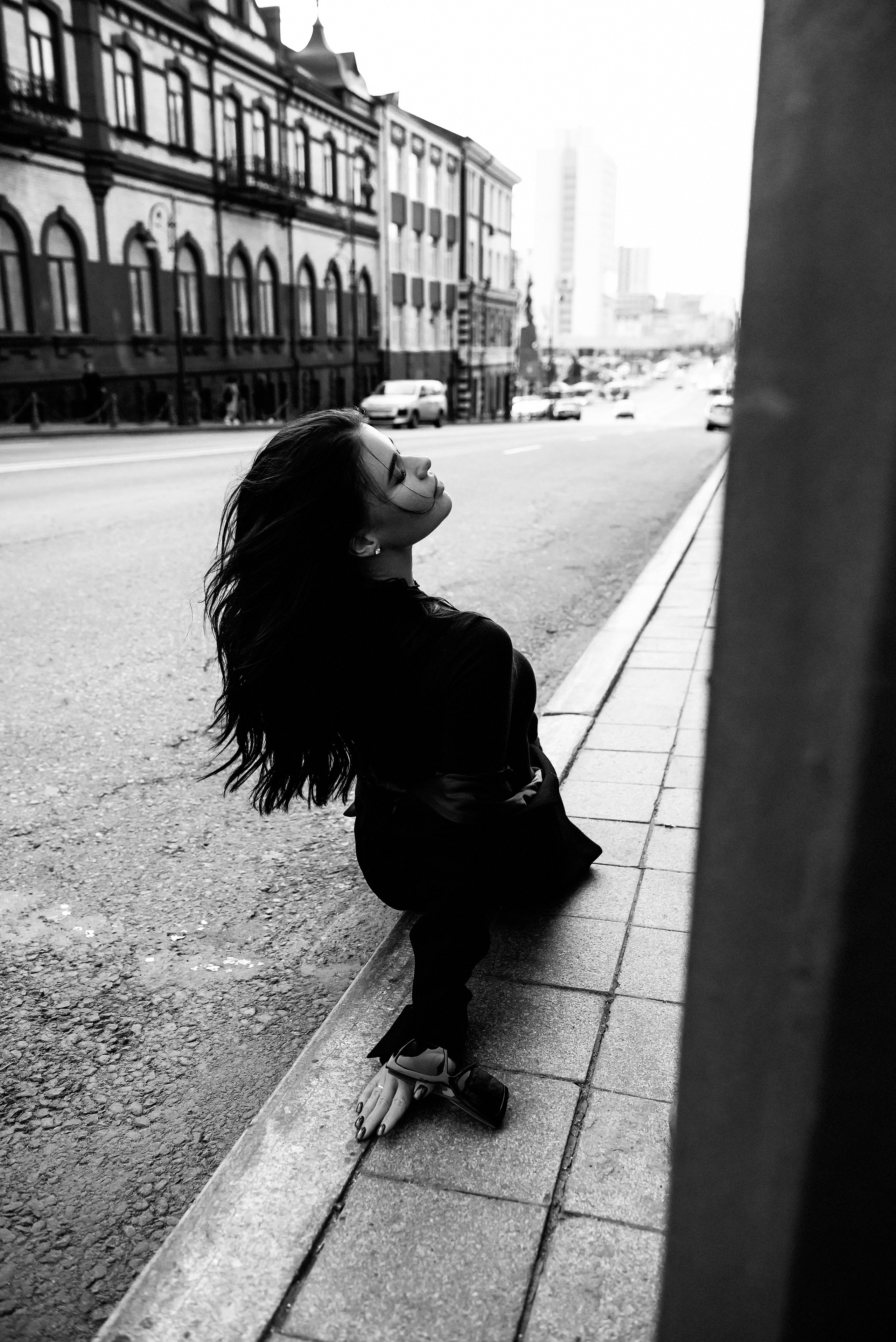 Фотосессия девушки в городе