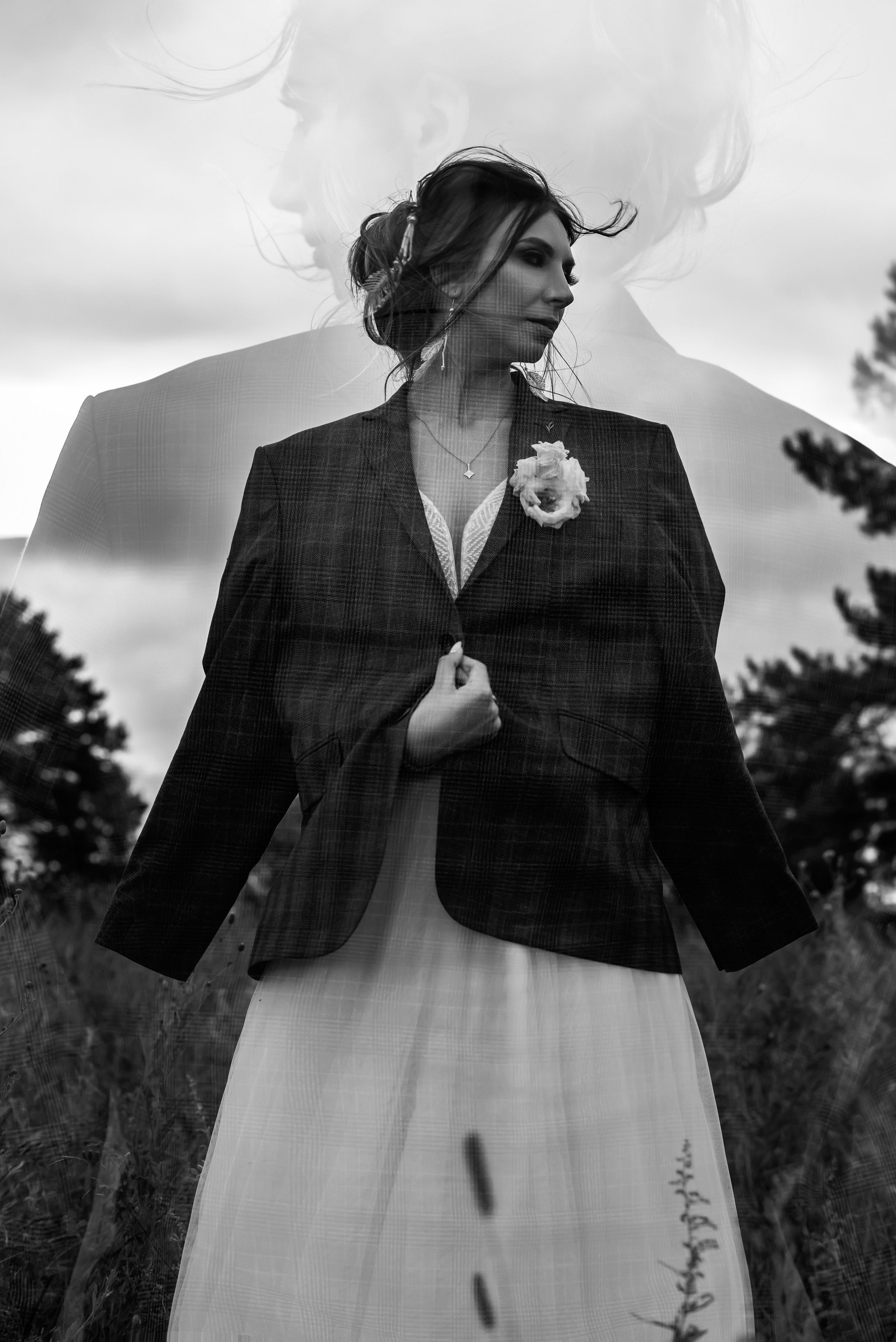 Мультиэкспозиция в свадебной фотографии