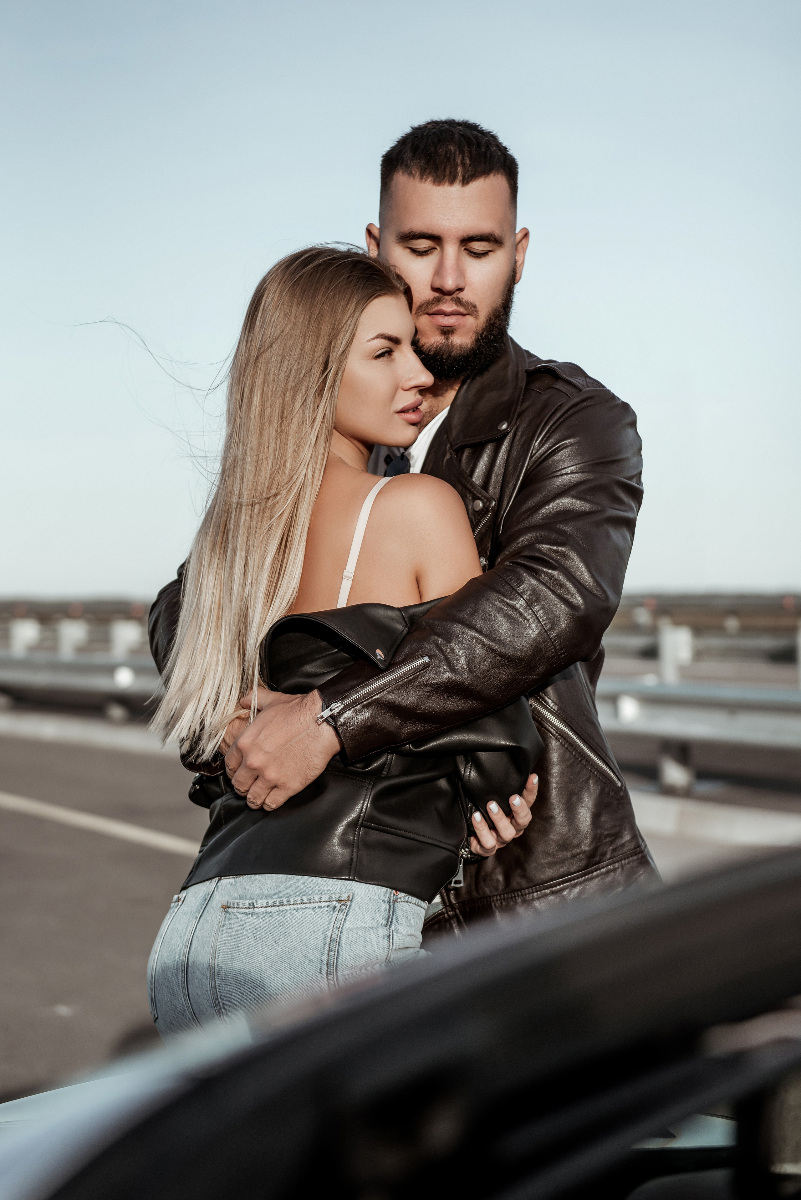 Объятия красивой пары