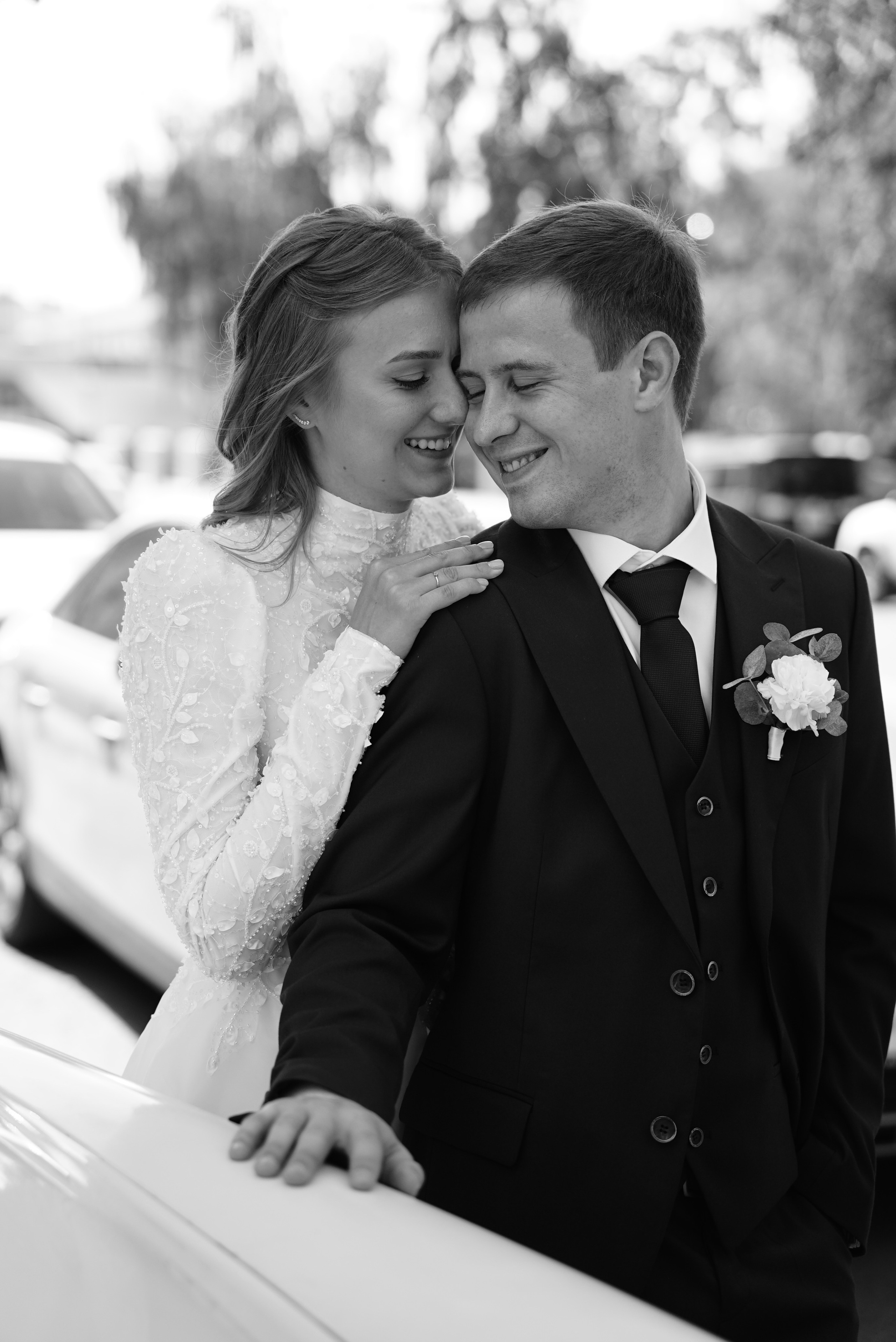 Андрей и Алина чб. Свадебный фотограф в Самаре Анна Ковалева