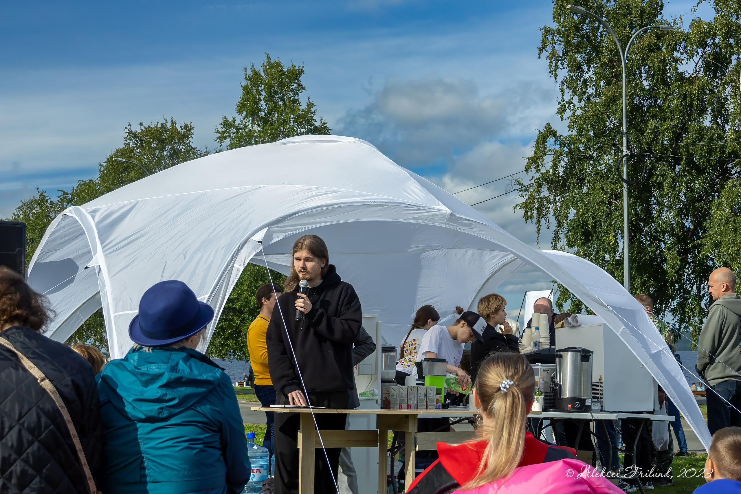 Первый гастрономический фестиваль «Кухня народов Карелии» (2023 г.). Аэросъемка. Фото и Видео в Карелии. Алексей Фрилунд