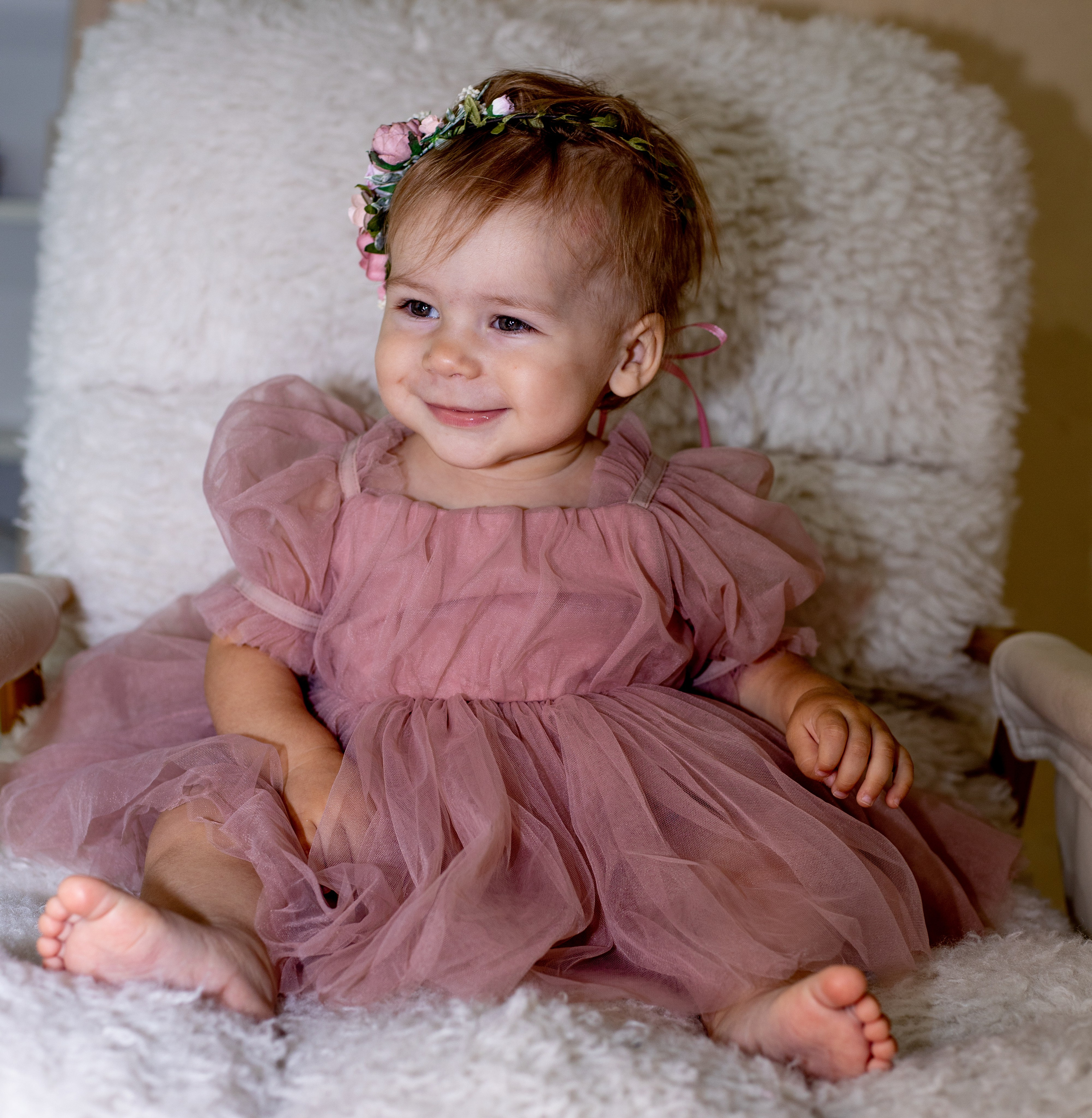 1 годик Анюте. Фотограф новорожденных в Екатеринбурге