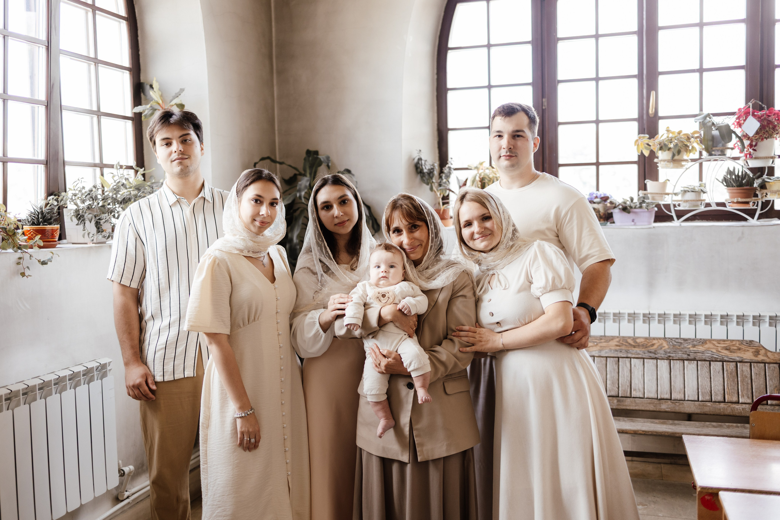 Таинство Крещения Саши. Фотограф новорождённых Newborn Москва