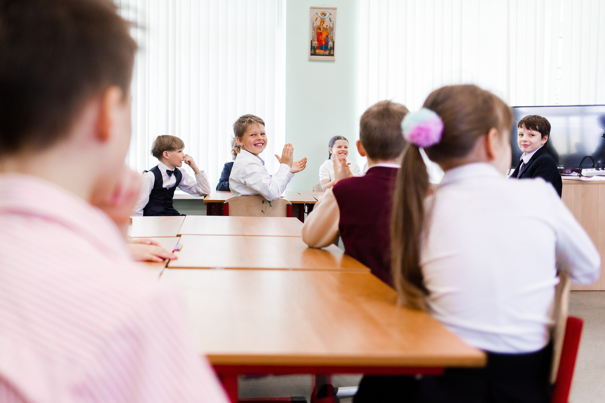 Школьная фотосъемка 3-го класса. Репортажный фотограф Борис Геер