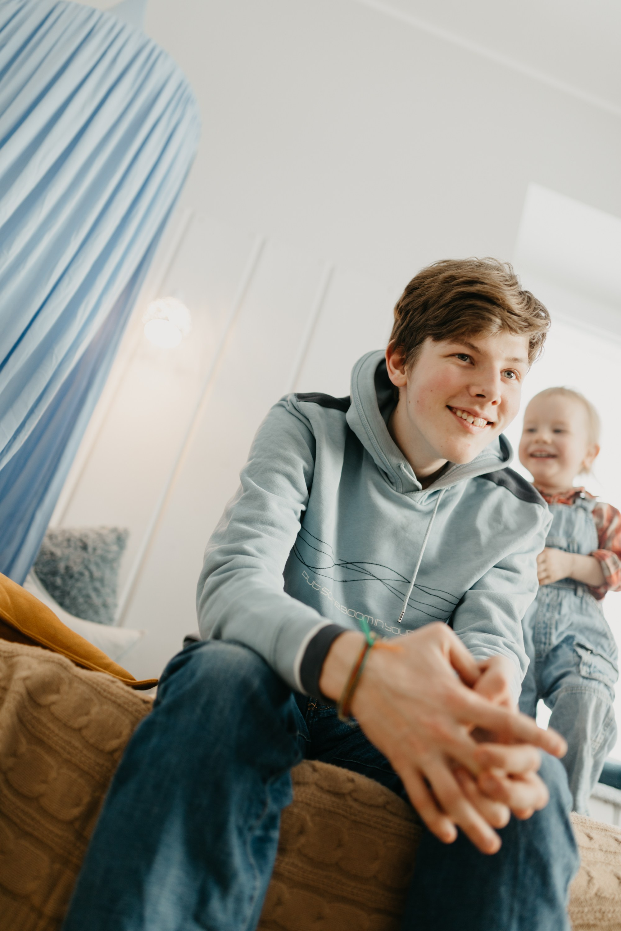 Рождественская Новогодняя Семейная Фотосессия дома. Семейный фотограф Маша Тимофеева | Москва