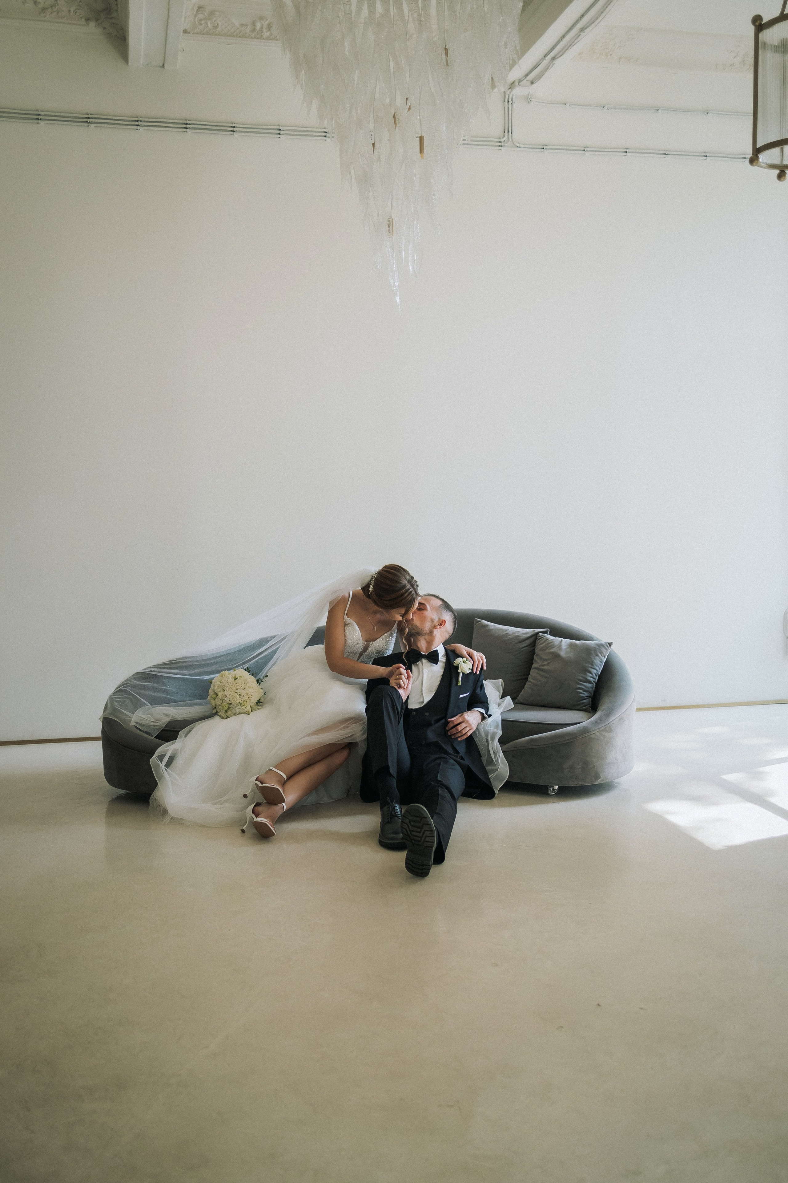 Свадебная прогулка Екатерины и Евгения. Свадебная фотография. Арина Рубах