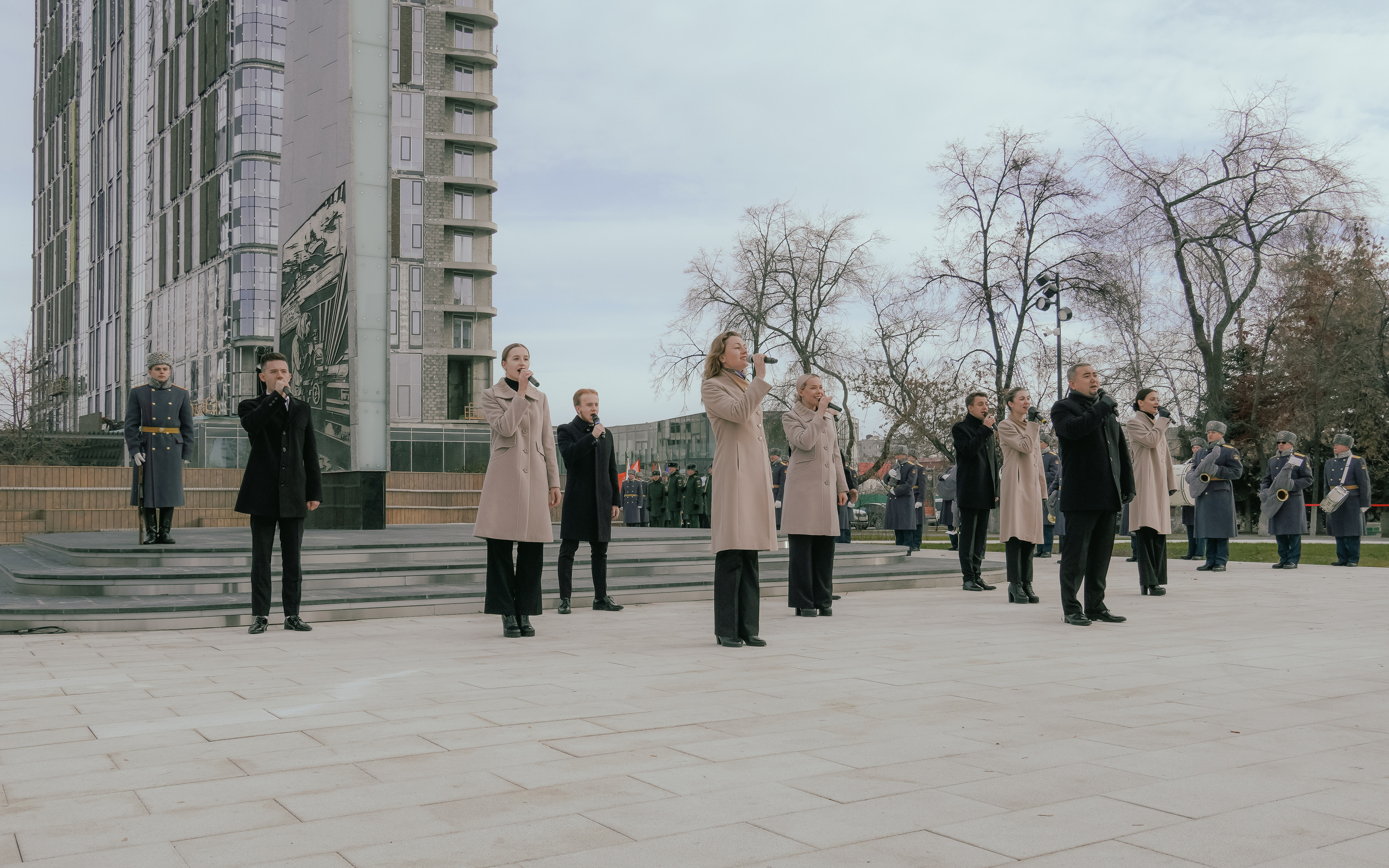 Открытие стелы «Город трудовой доблести» в Тюмени