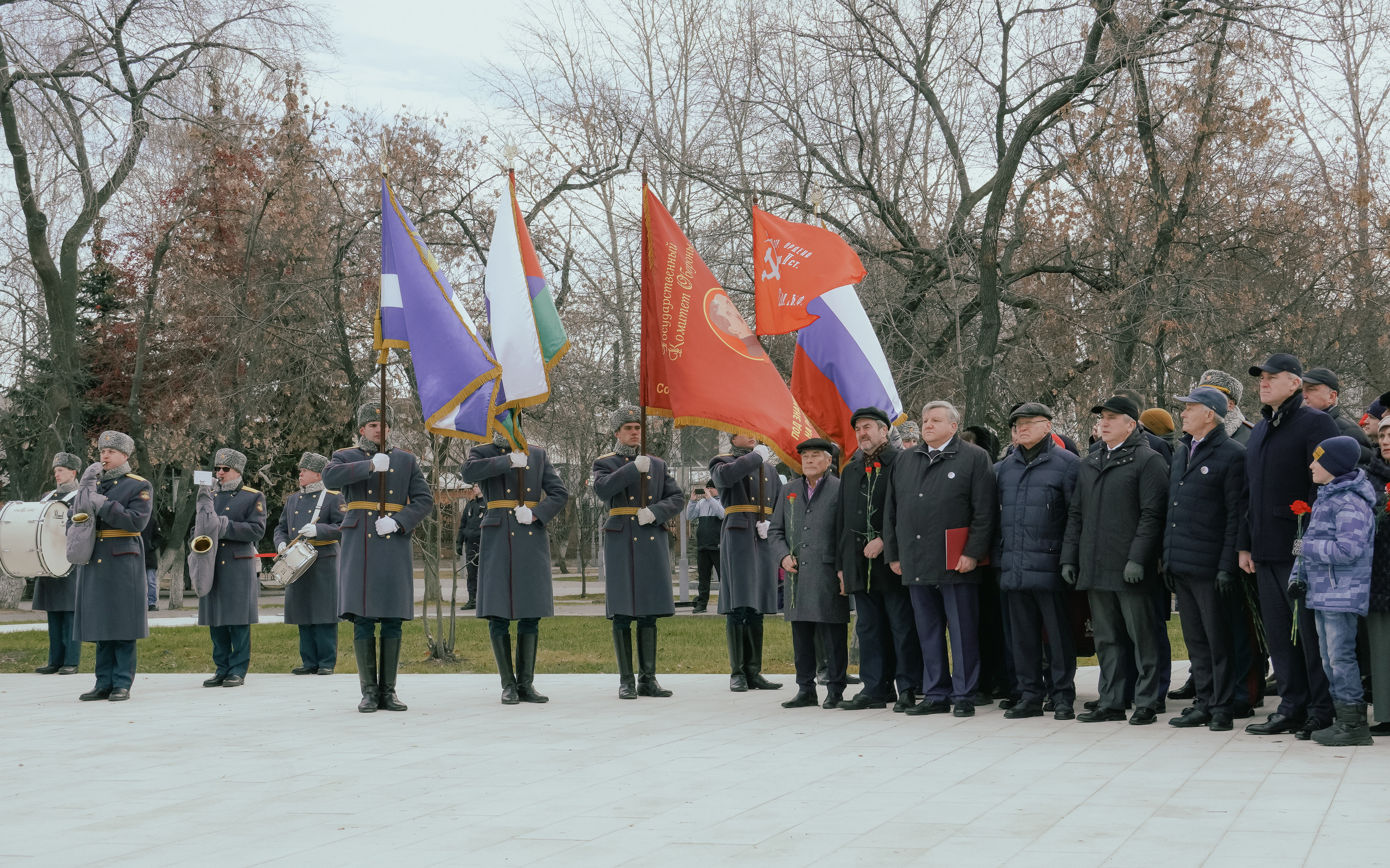 Открытие стелы «Город трудовой доблести» в Тюмени