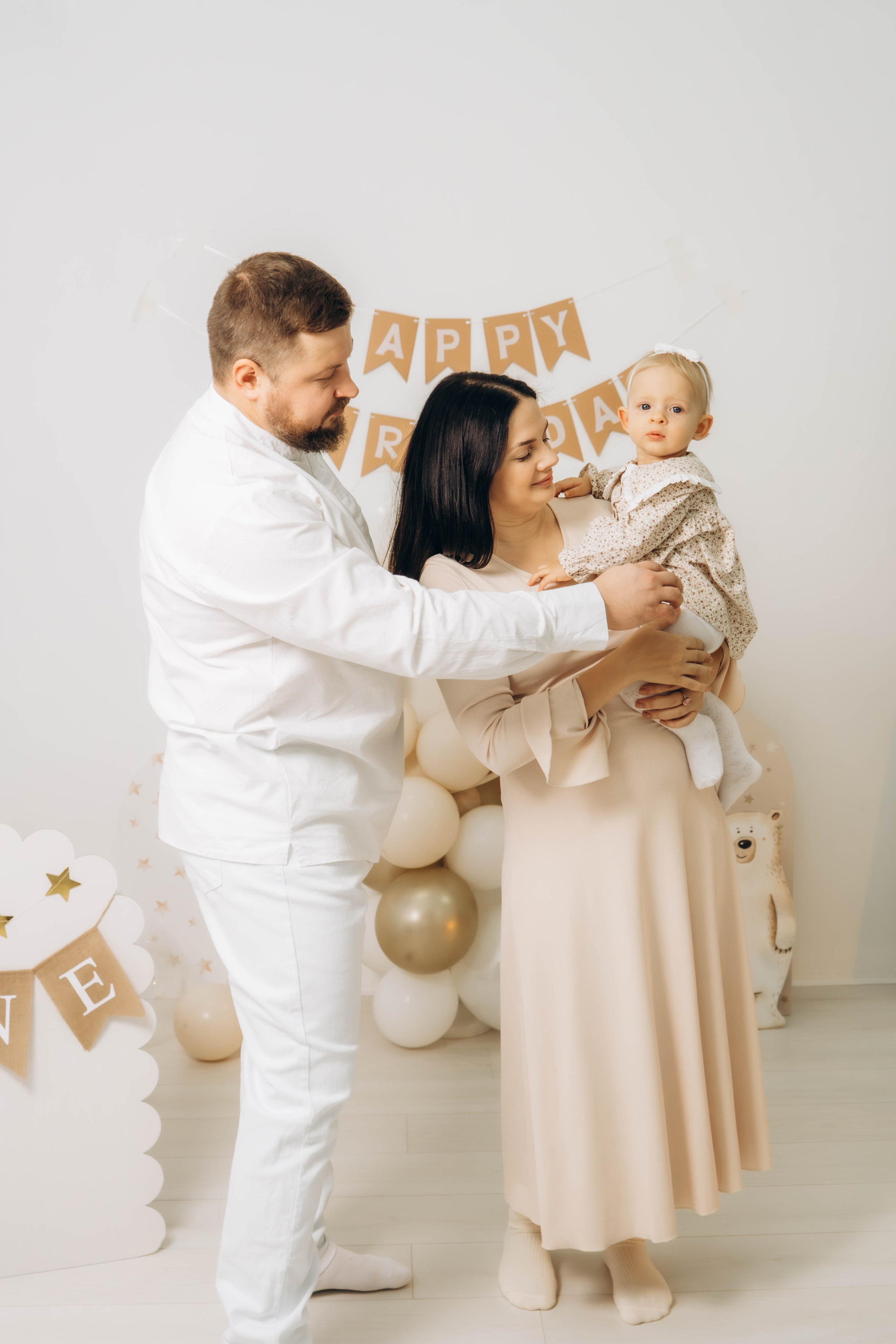 Съемка на годик малышки. Студия «LuLu». Фотограф Москва Валерия Веденина