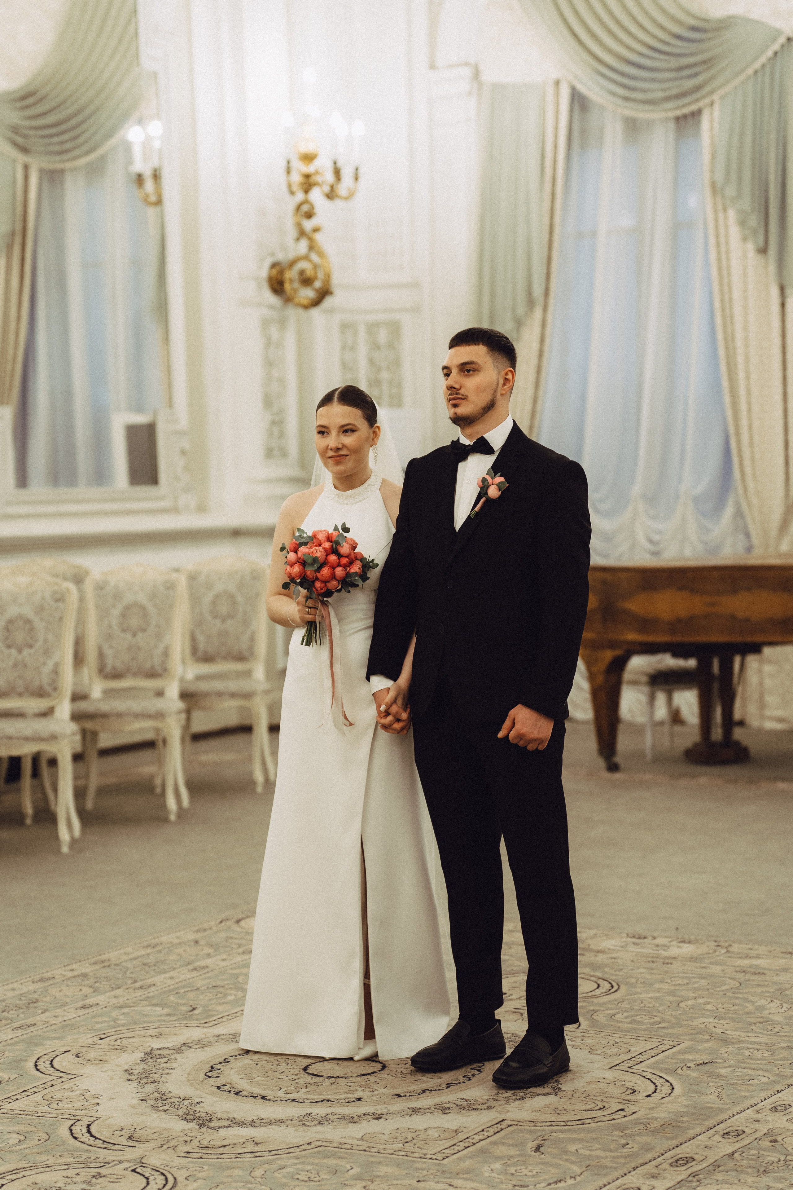 СВАДЕБНАЯ СЬЕМКА В ПЕВОМ ДВОРЦЕ БРАКОСОЧЕТАНИЯ. Профессиональный фотограф, Санкт-Петербург — Виктория Богомолова