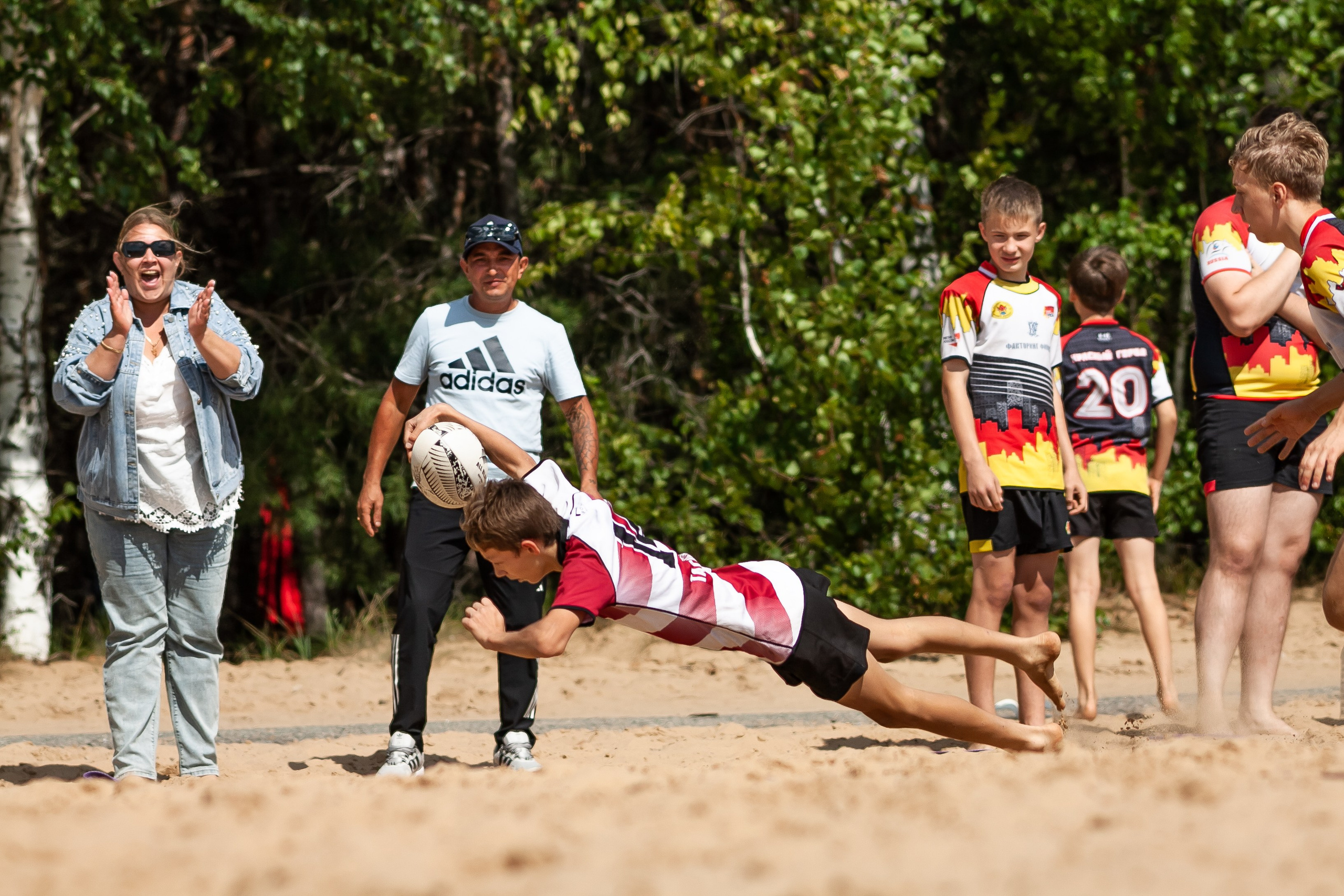 «Кубок «Молота» по пляжному Регби. Фотография
