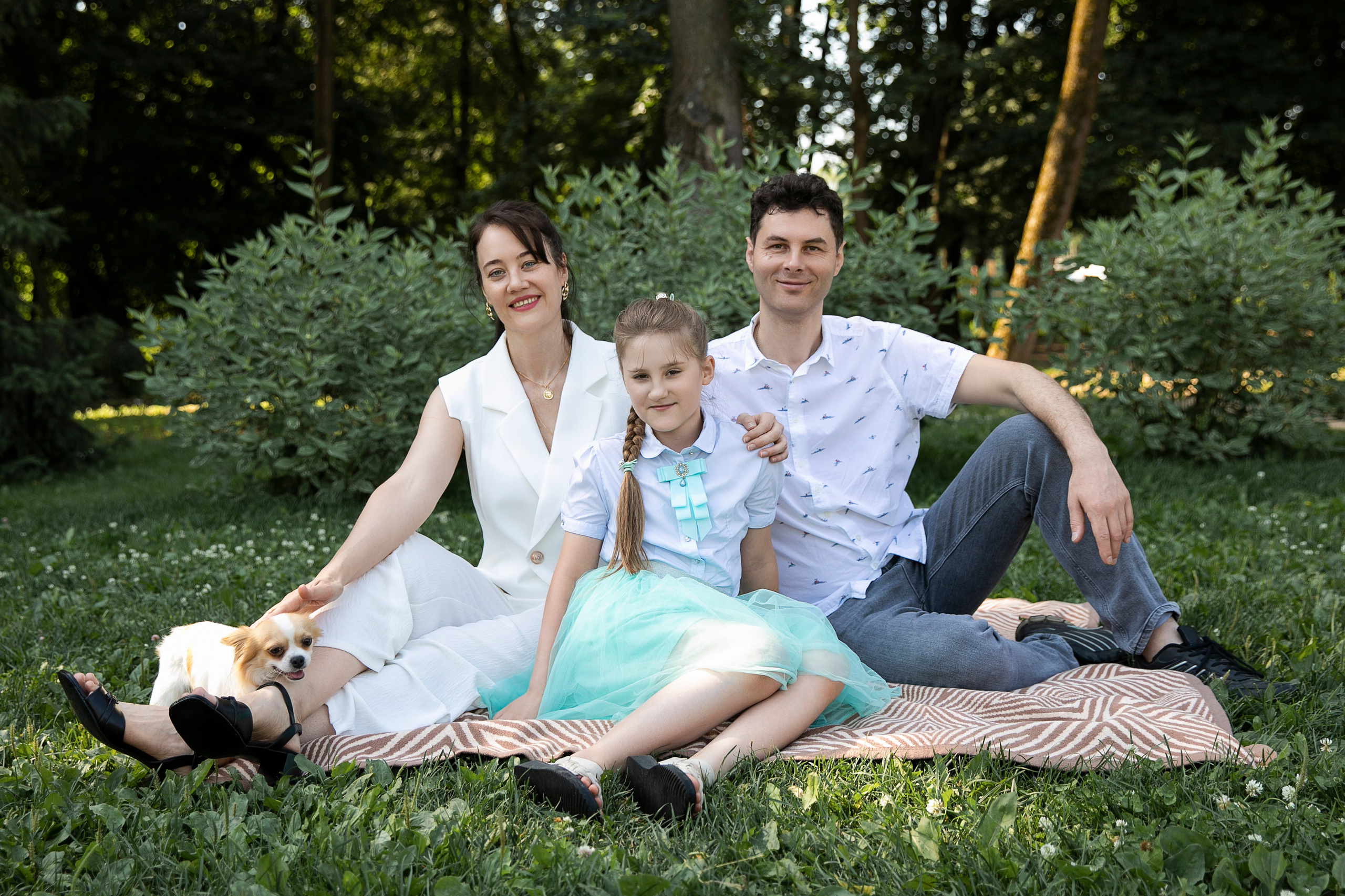 Таня, Антон, Ангелина, Саша и Лидия Петровна. Семейный и школьный фотограф Катерина Голубева