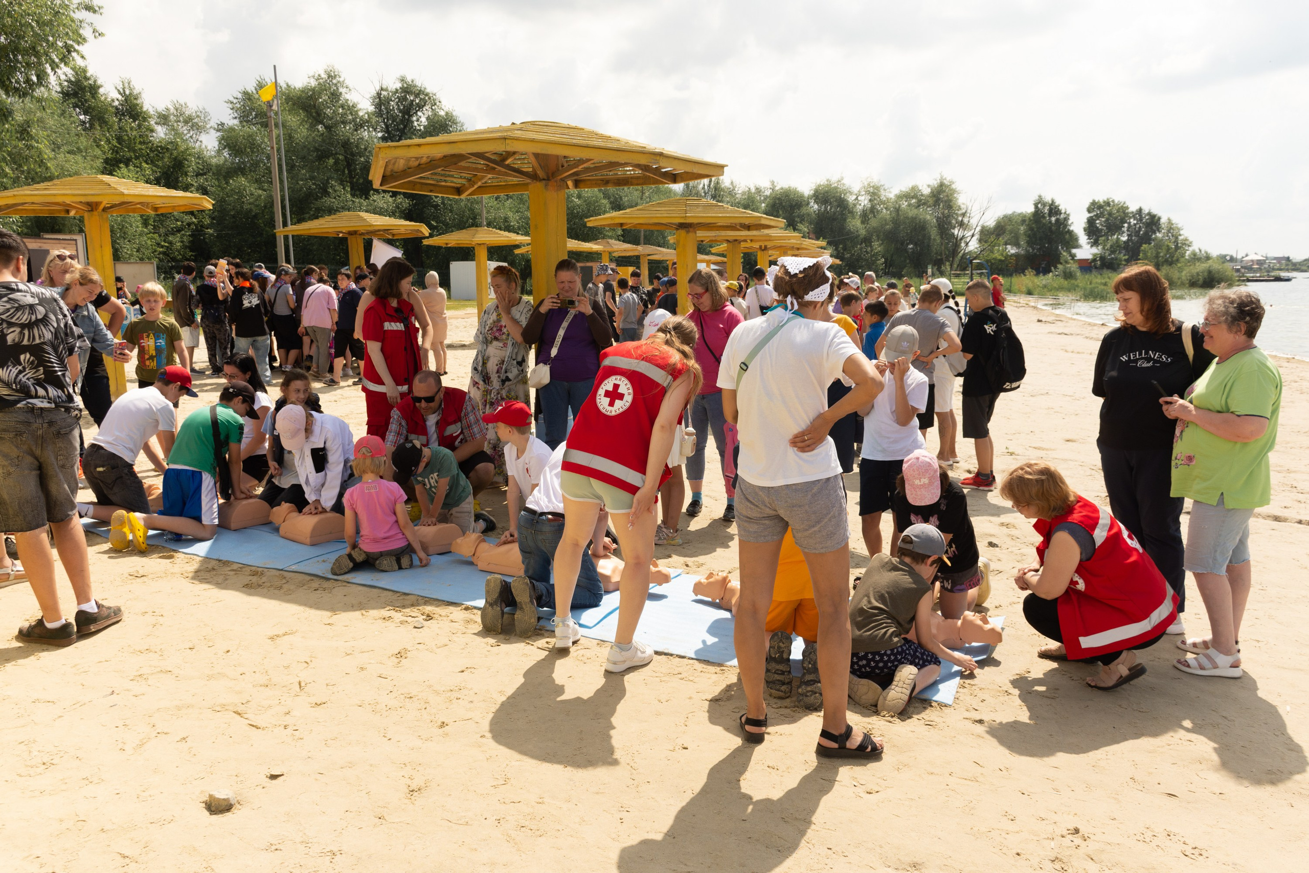 Урок по безопасности на воде (полный альбом). Фотограф Максим Буряк