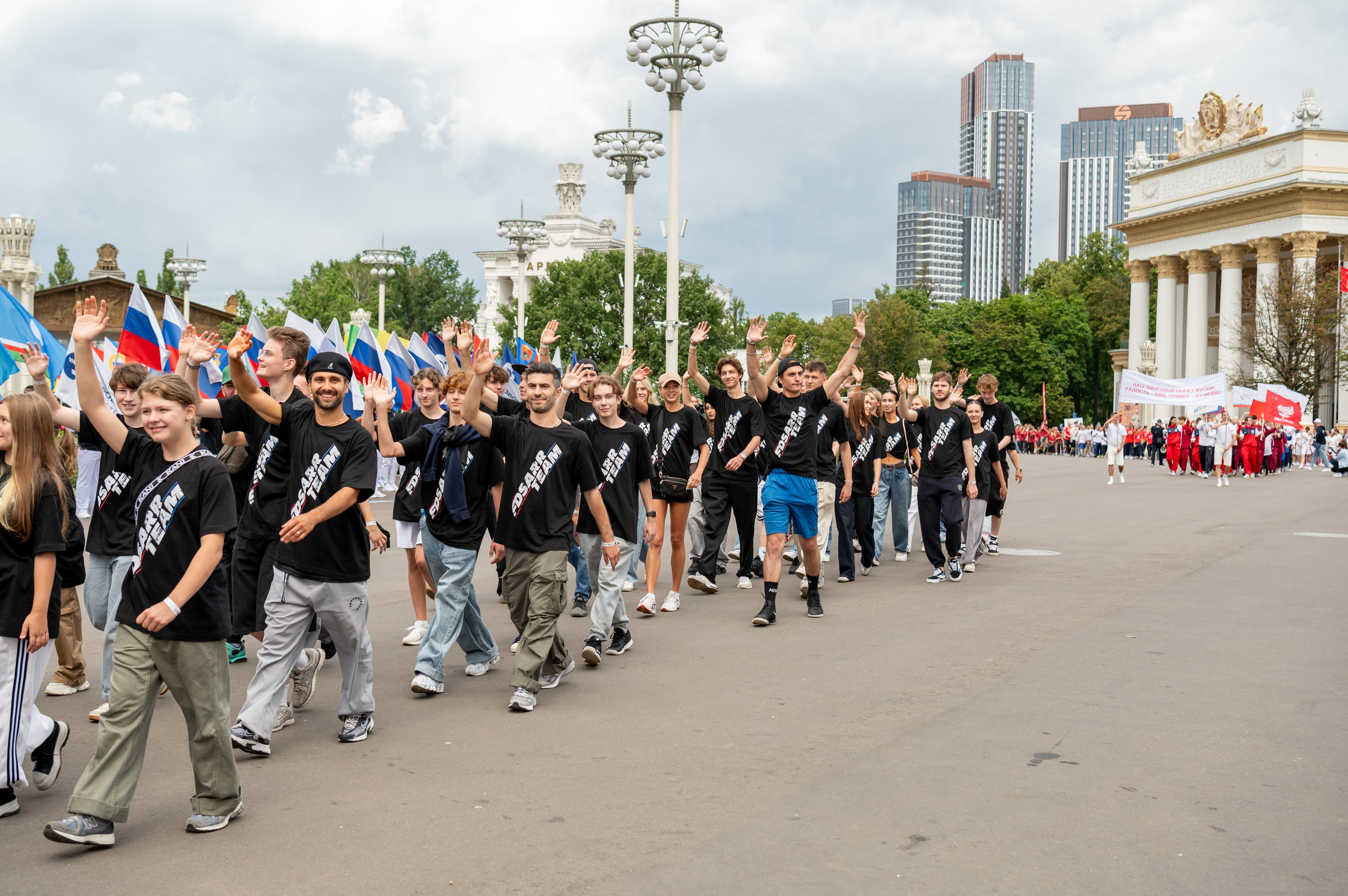 Спортивное шествие посвященное Дню физкультурника!. Детский и семейный фотограф г. Москва Оксана Катаджи